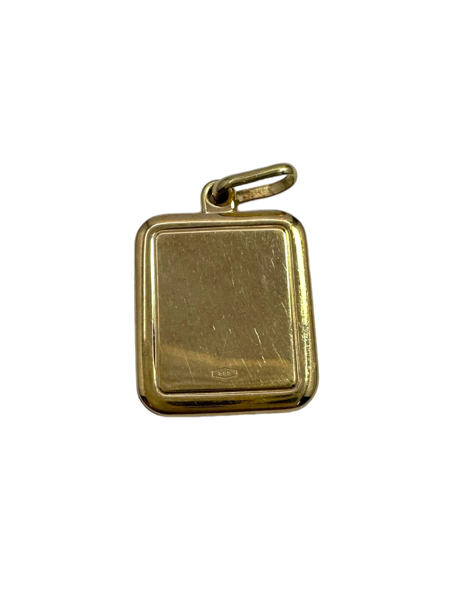 14k Aries Pendant