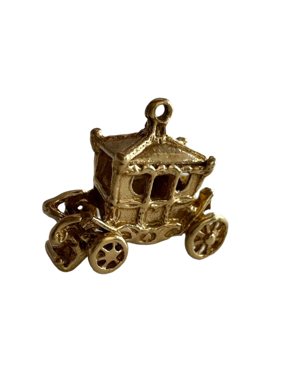 14k Carriage Charm