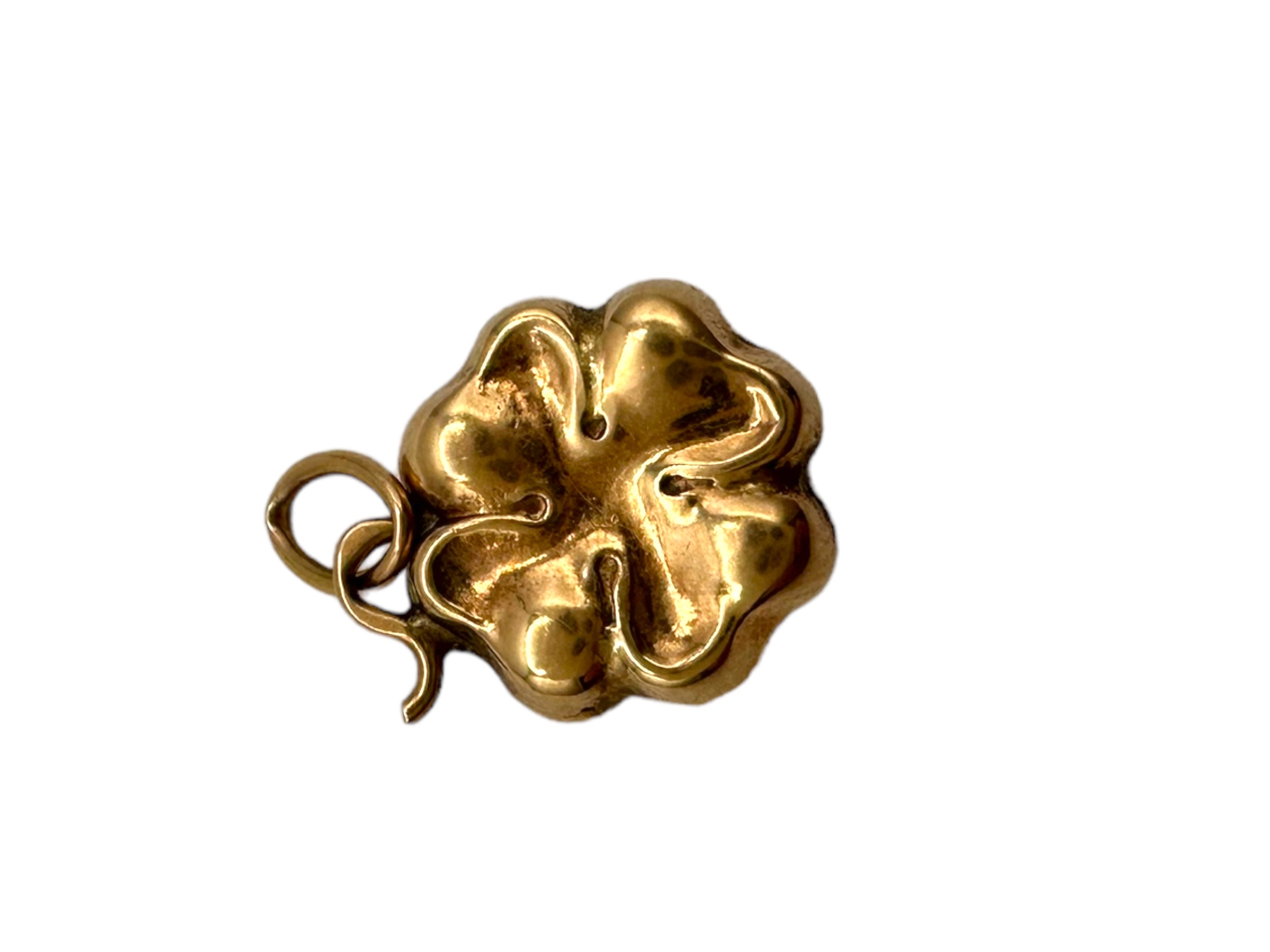 14k Cloverleaf Charm