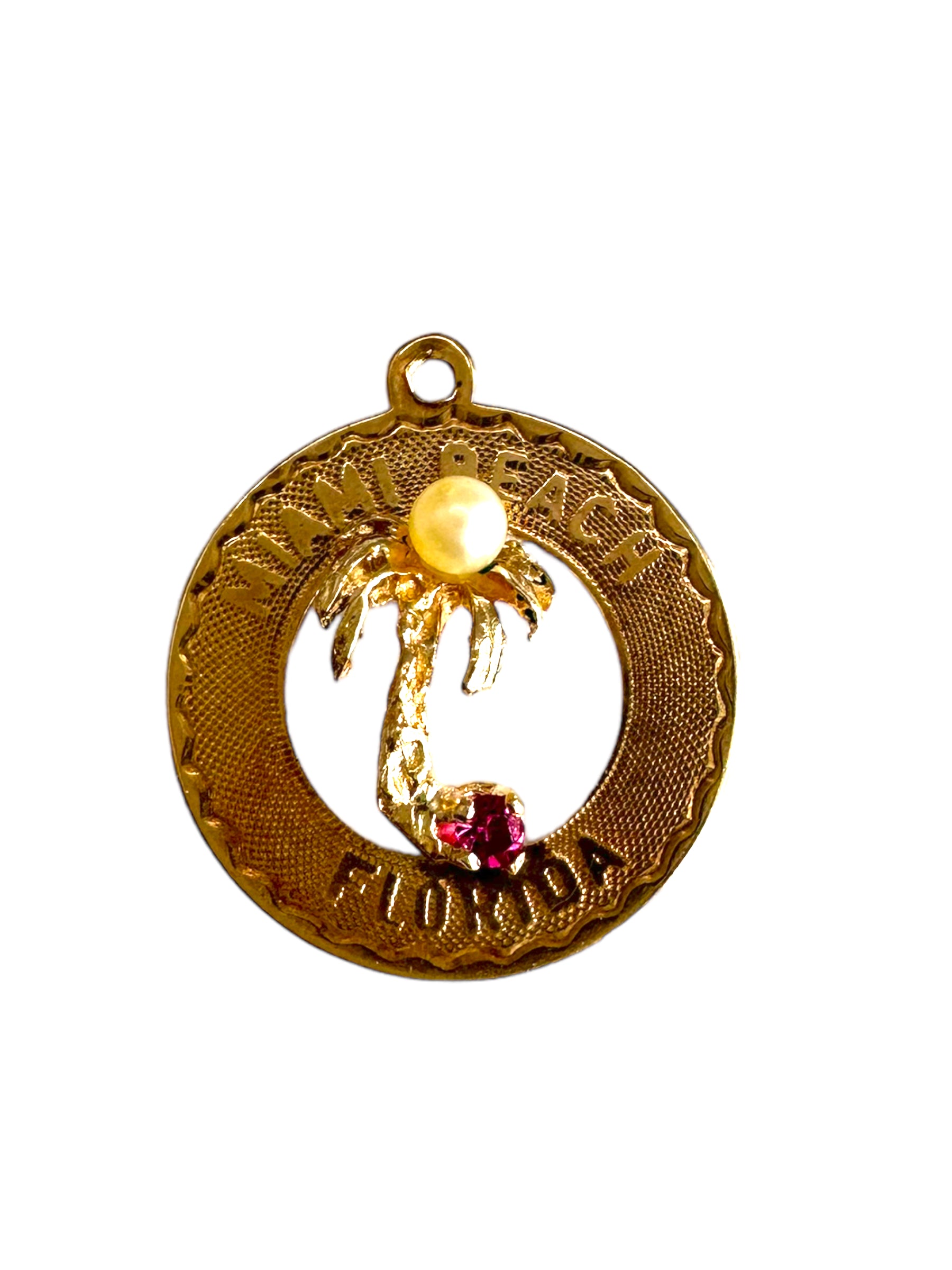 14k Miami Beach Charm