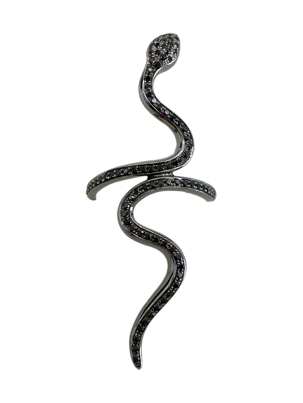 14k Diamond Snake Ring