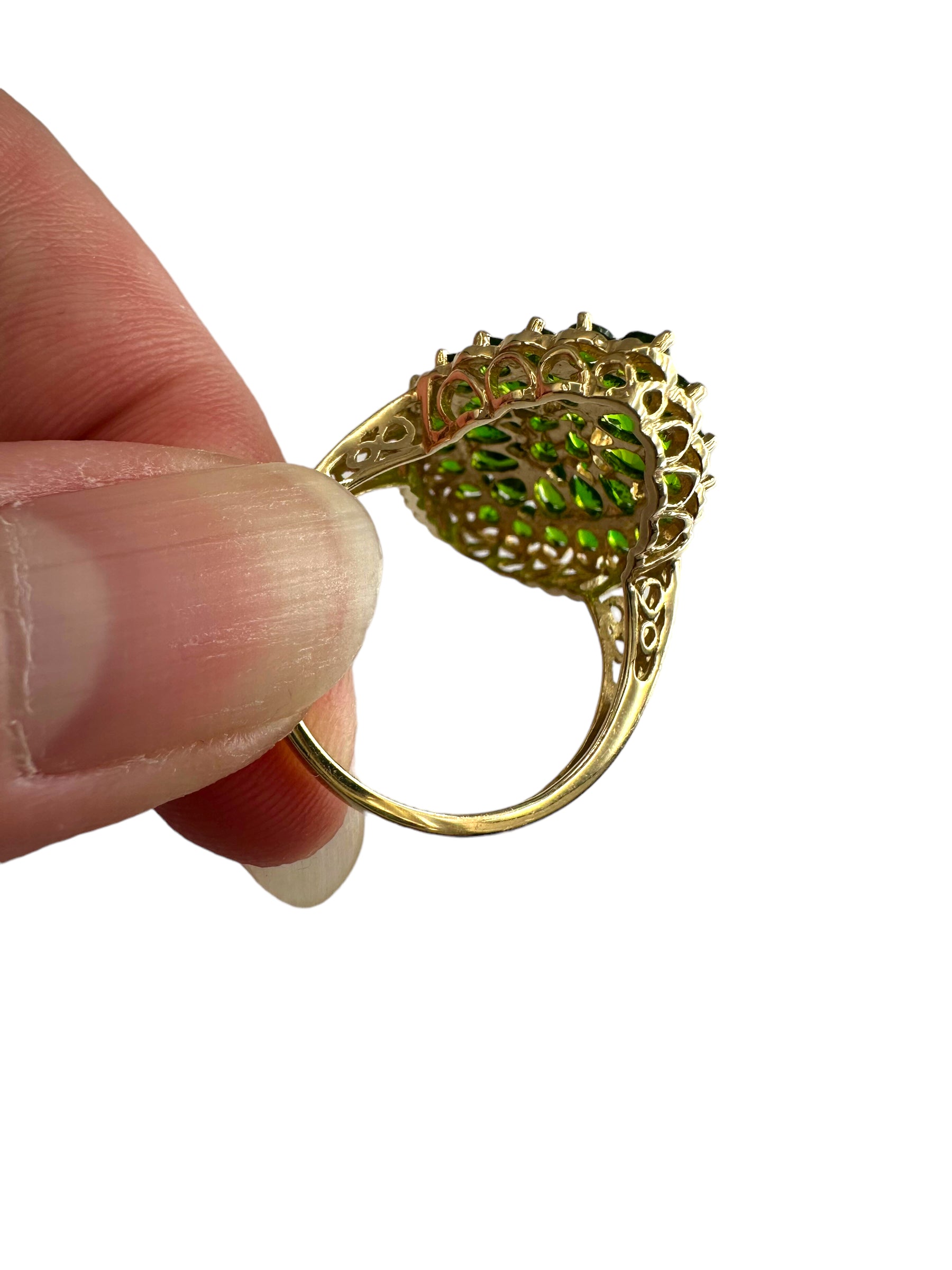 14k Tsavorite Garnet Ring