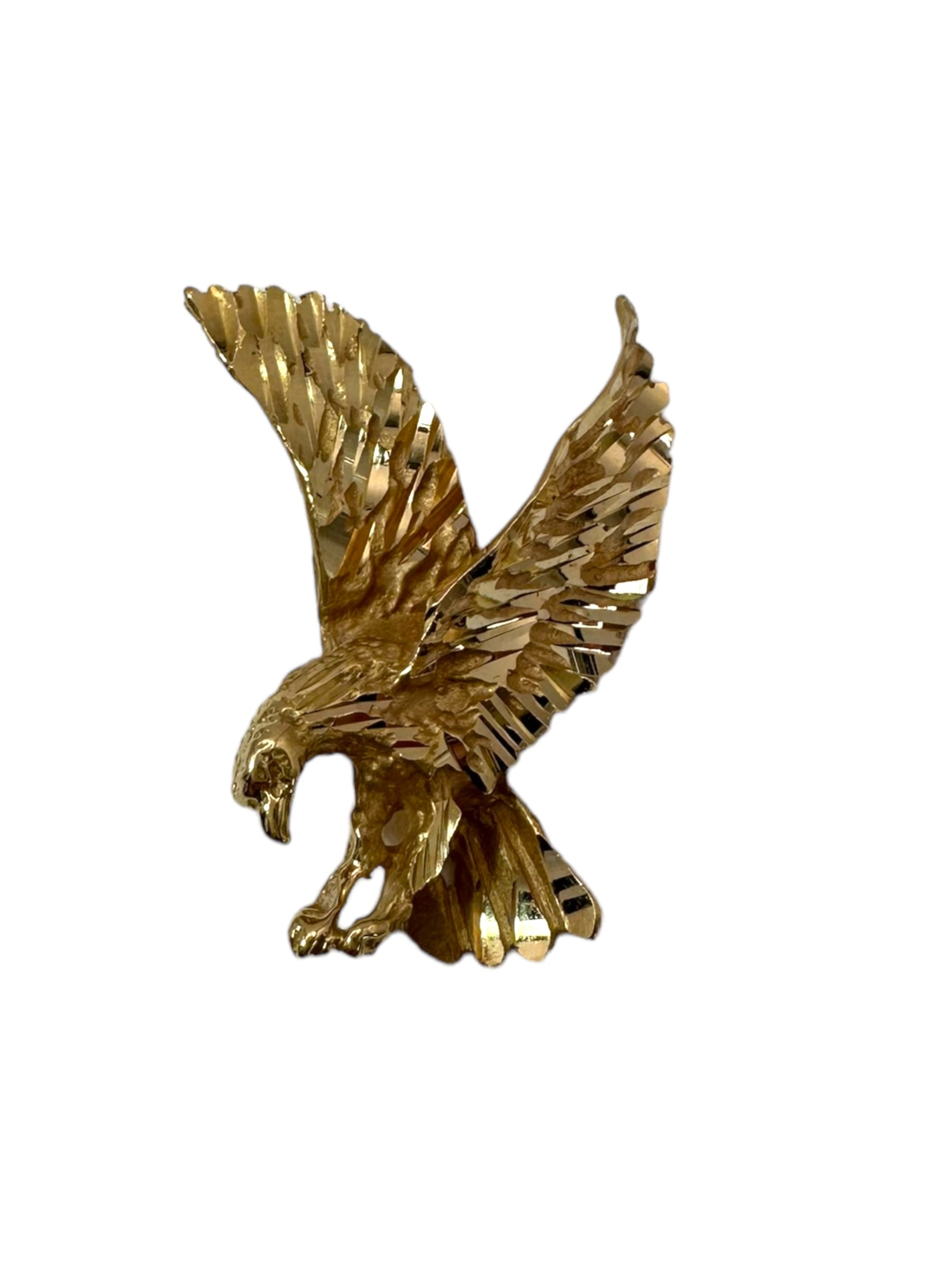 14k Eagle Pendant