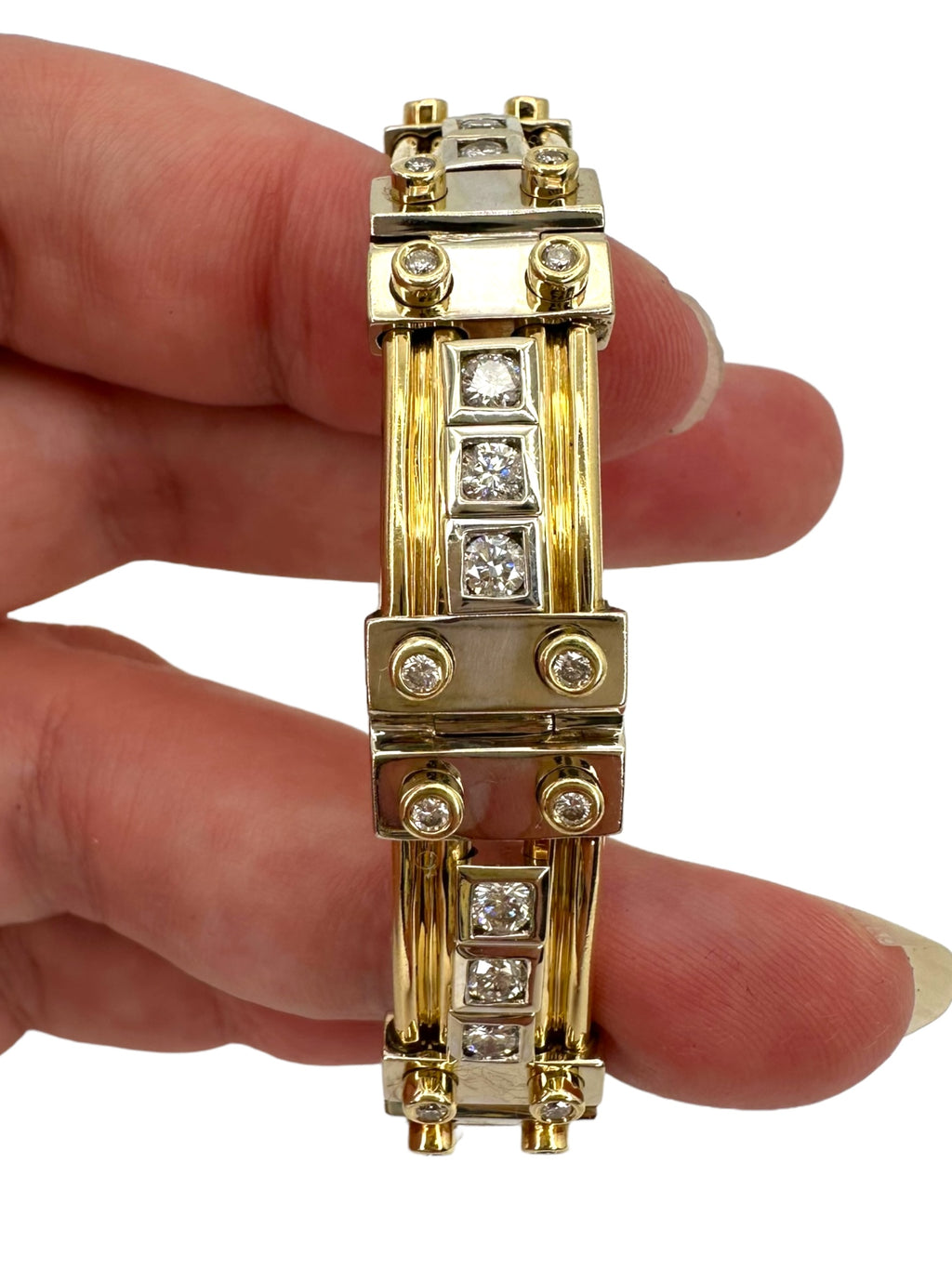 14k Diamond Slider Bracelet
