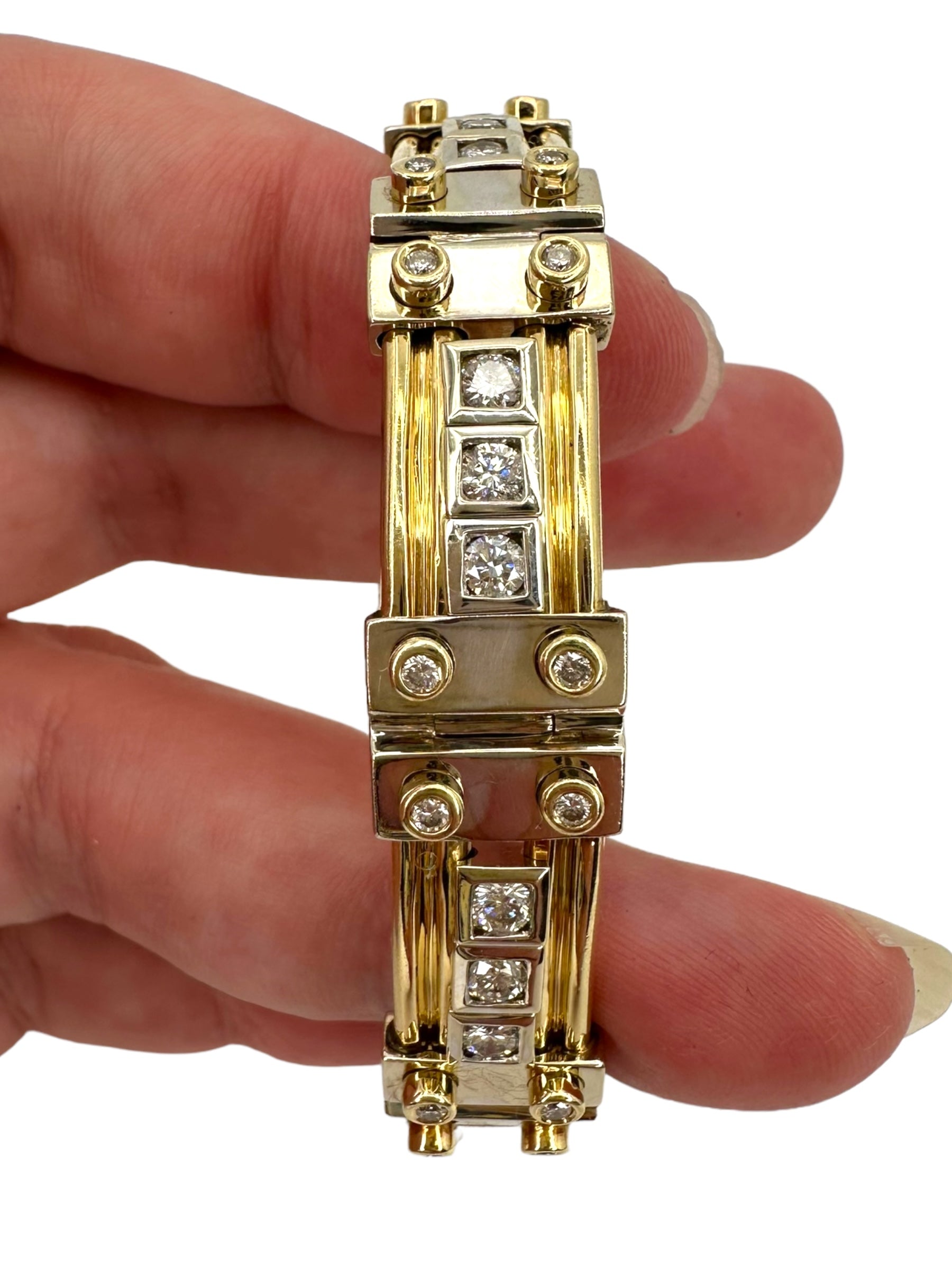 14k Diamond Slider Bracelet