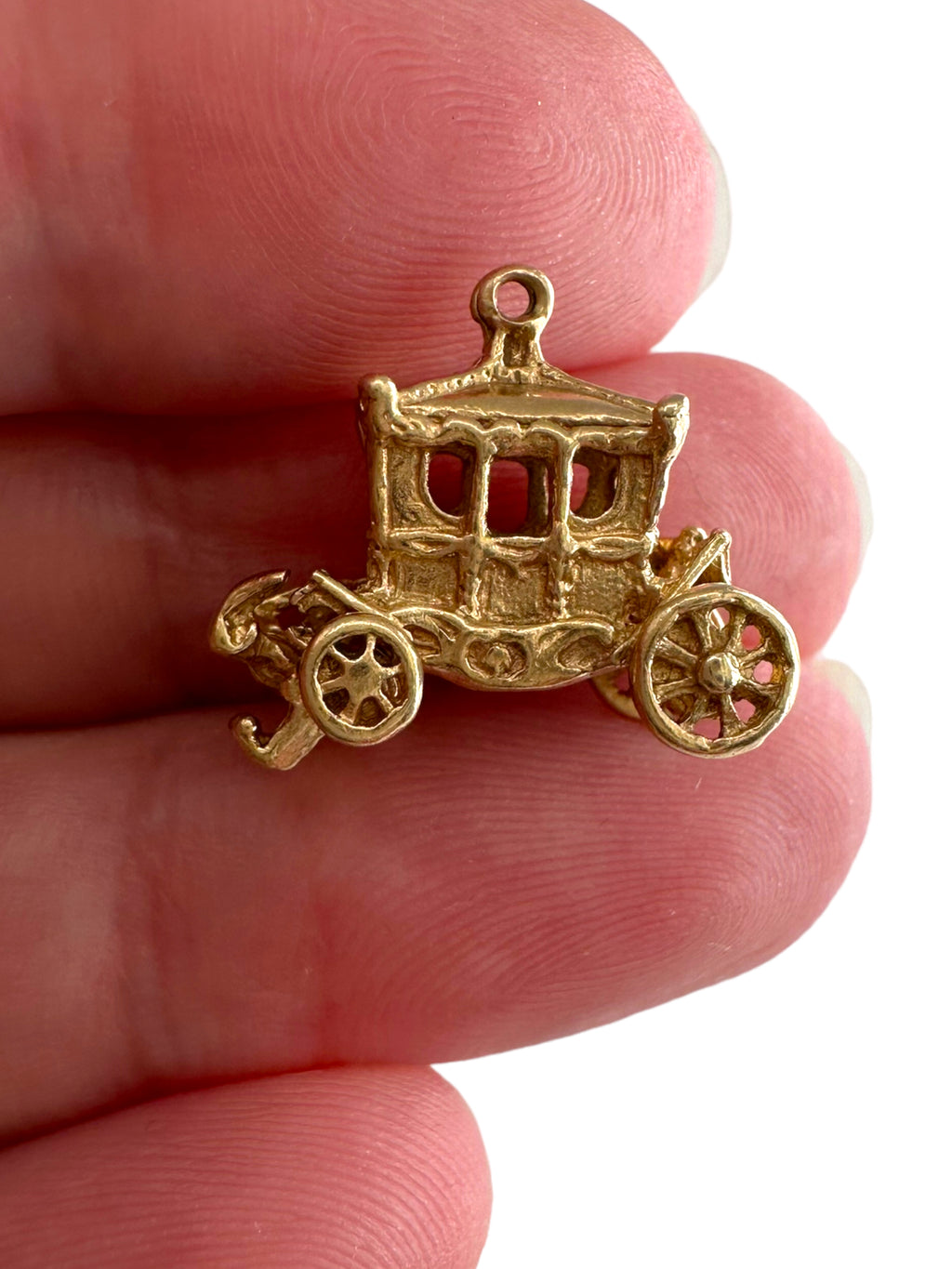 14k Carriage Charm