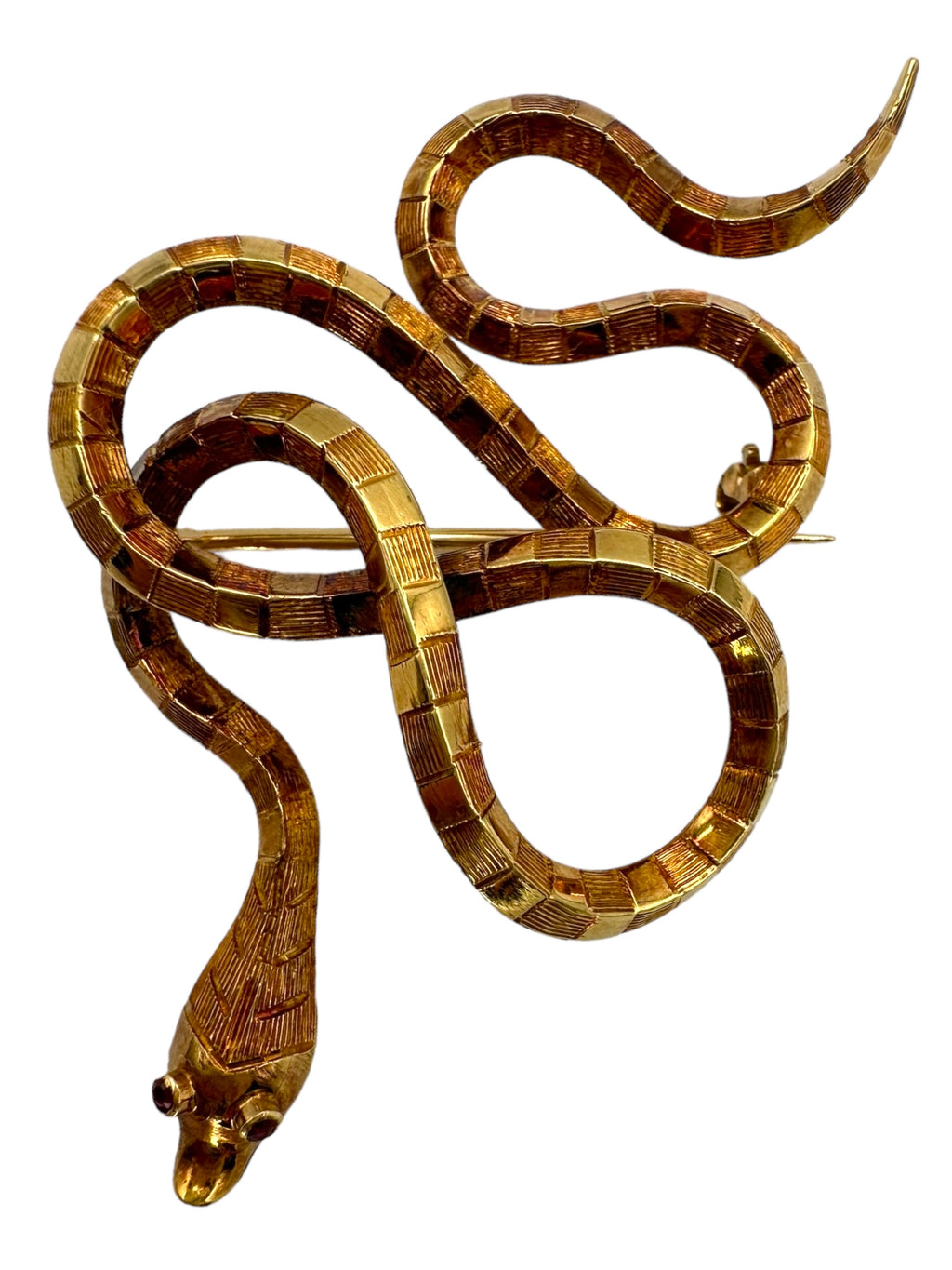 18k Snake Brooch