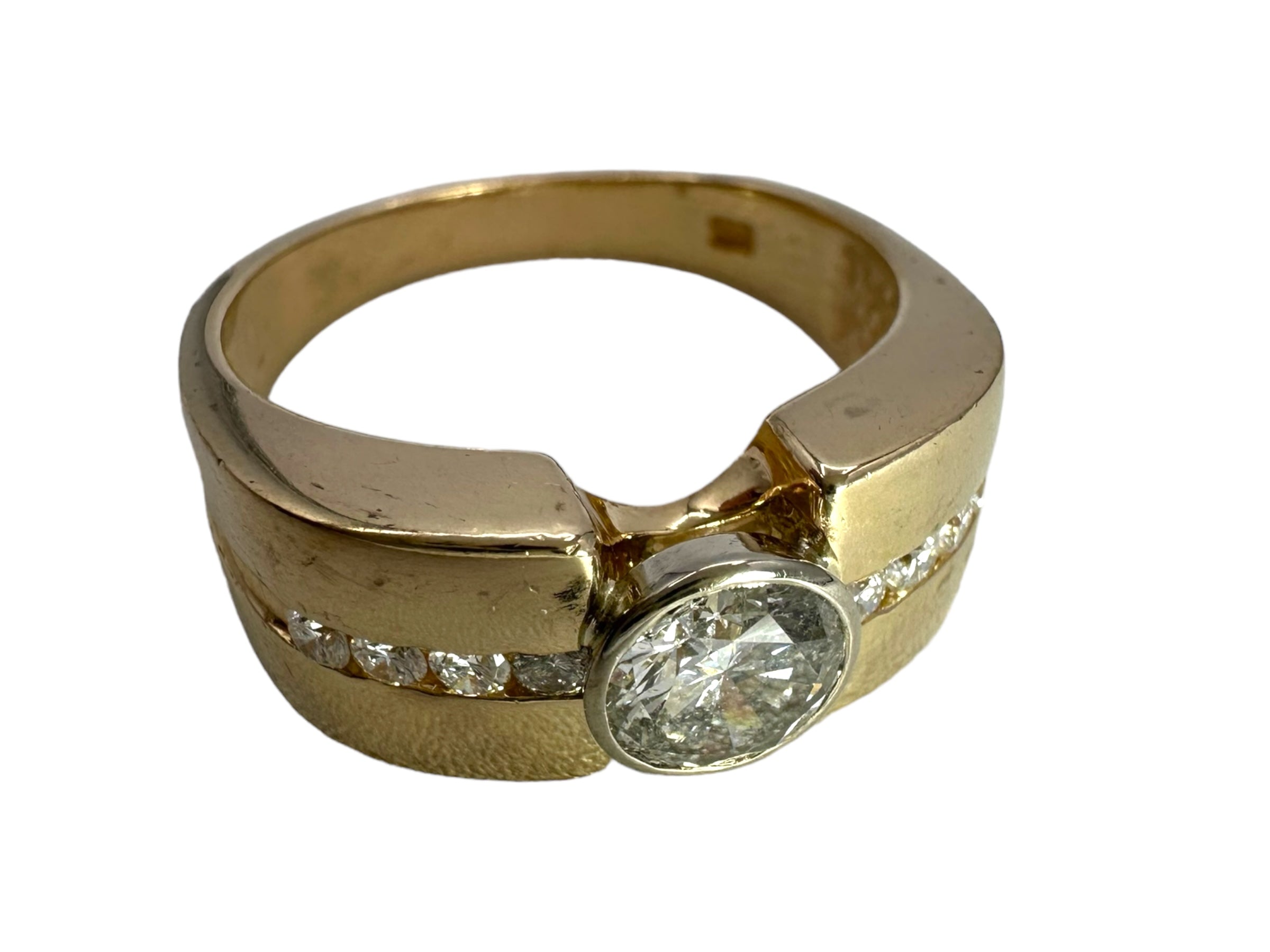 14k Diamond Solitaire Ring