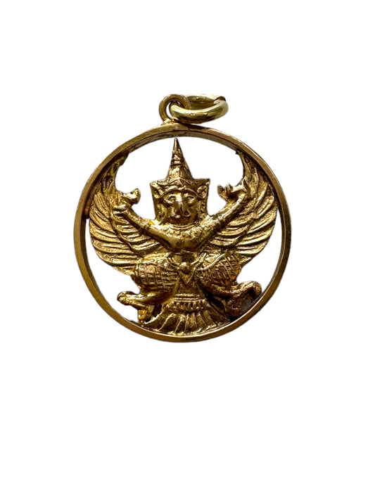 14k Garuda Hindu God Charm