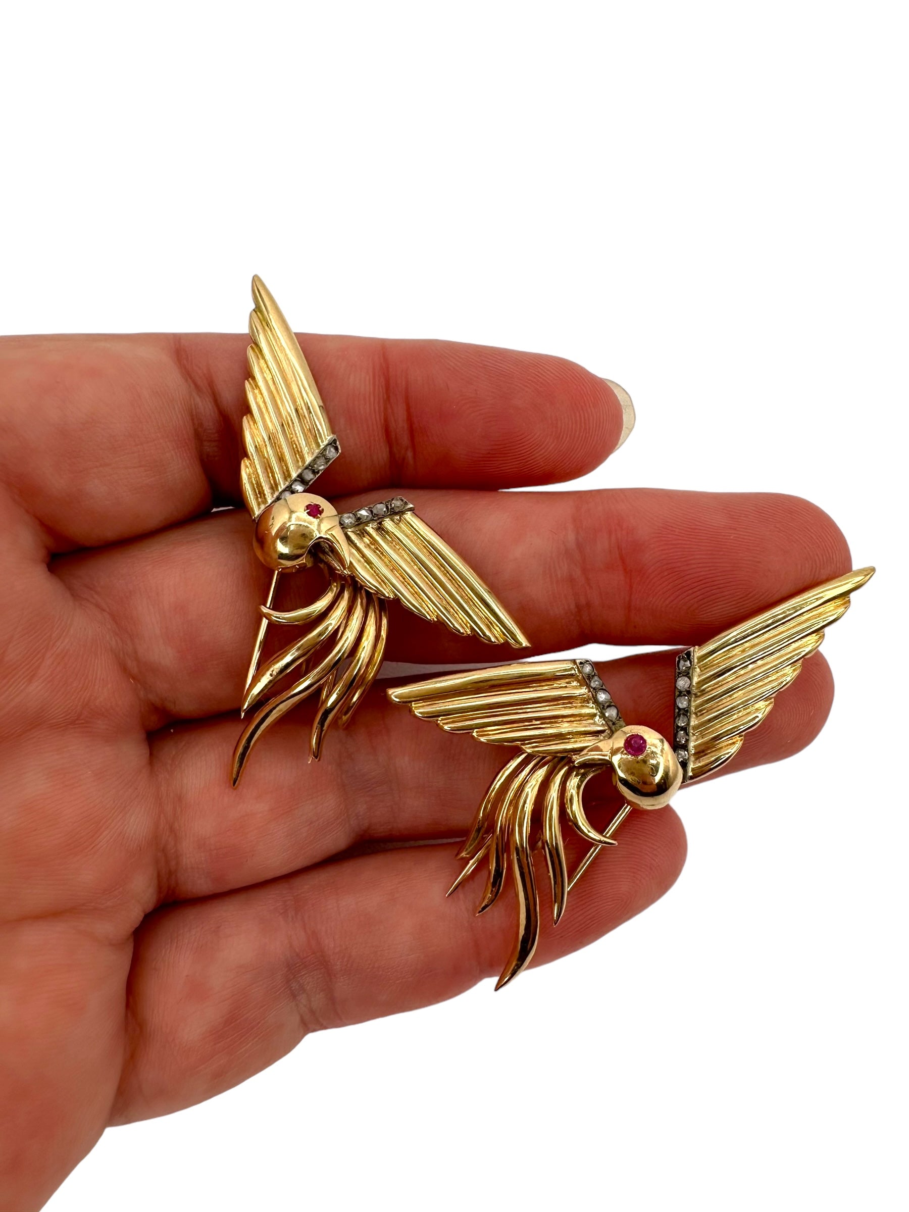 16k Retro Bird Clips