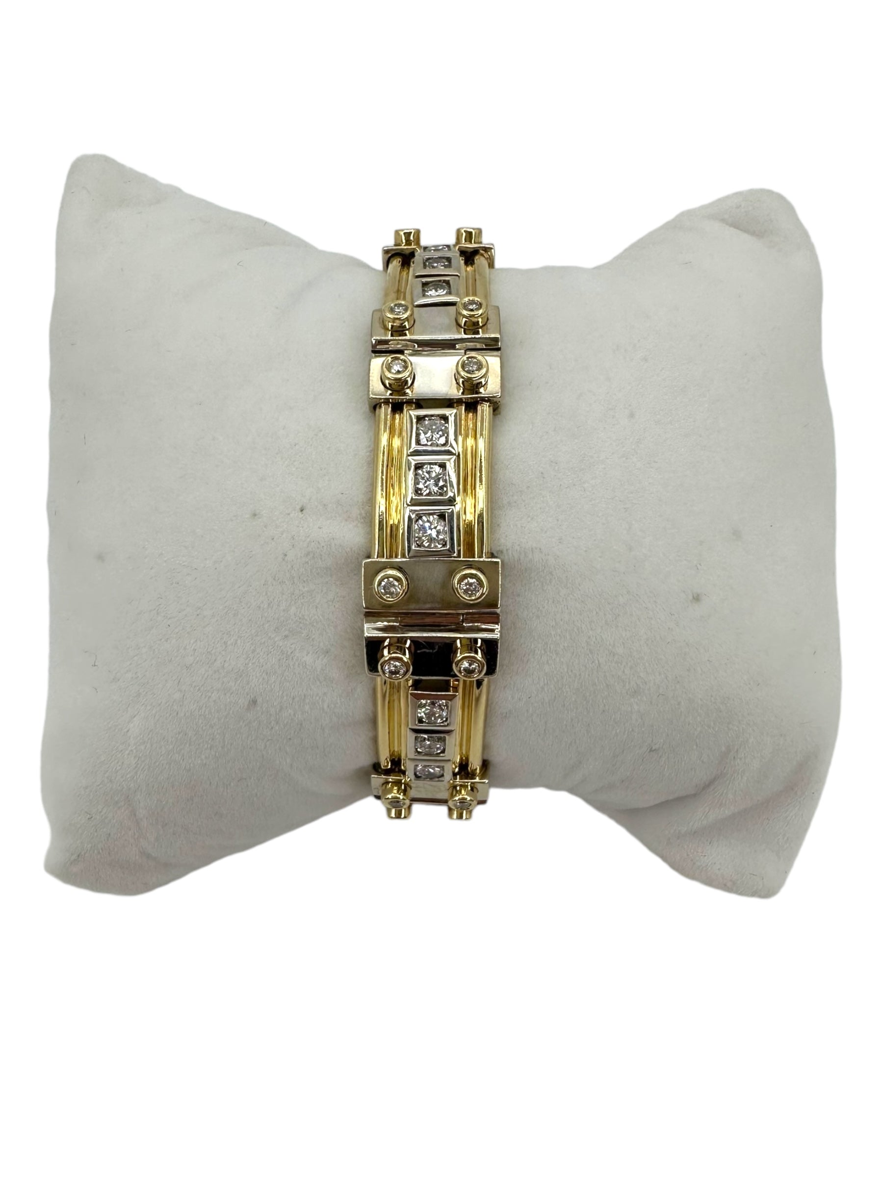 14k Diamond Slider Bracelet