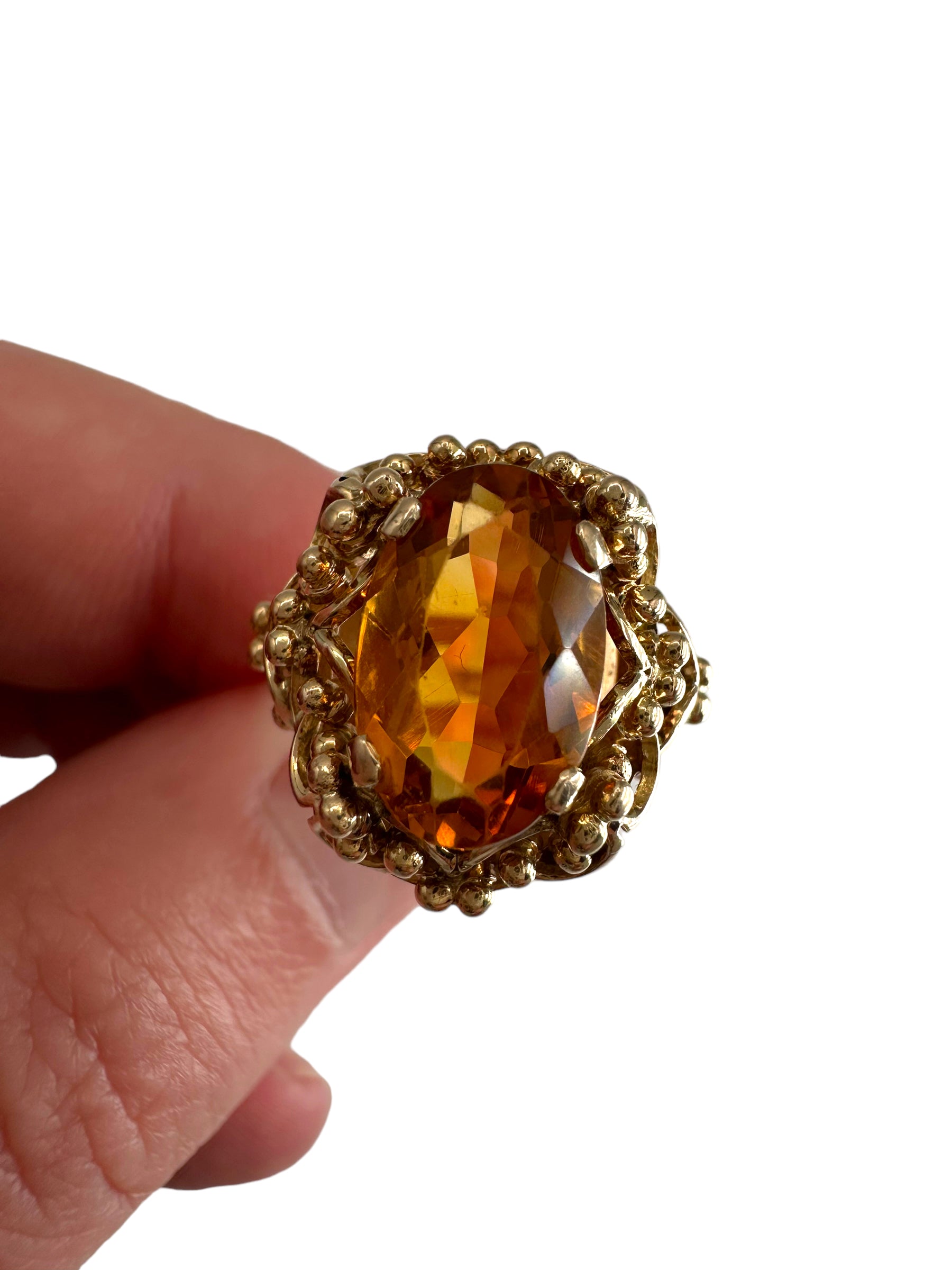 18k Citrine Ring