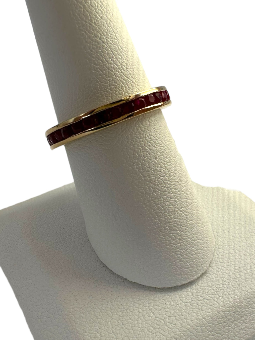 14k Ruby Eternity Band Ring