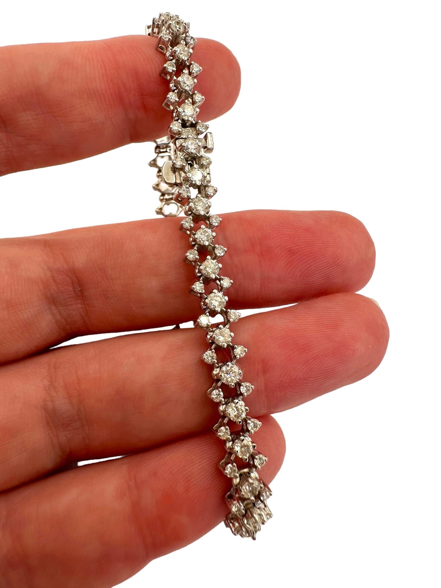 14k Delicate Diamond Bracelet