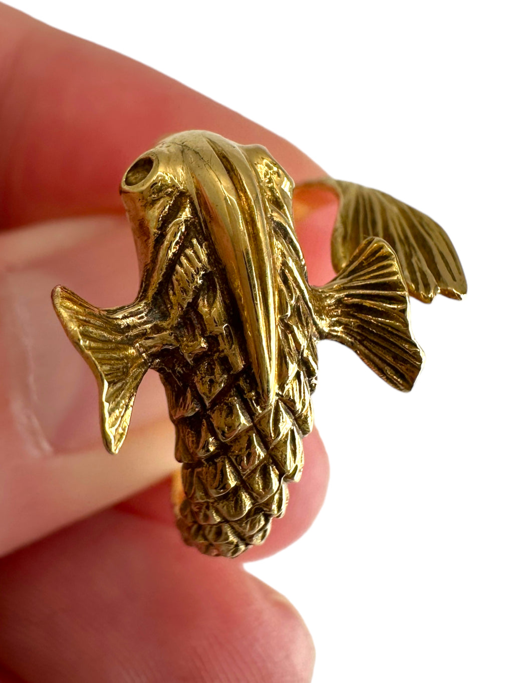 18k Koi Fish Wrap Ring
