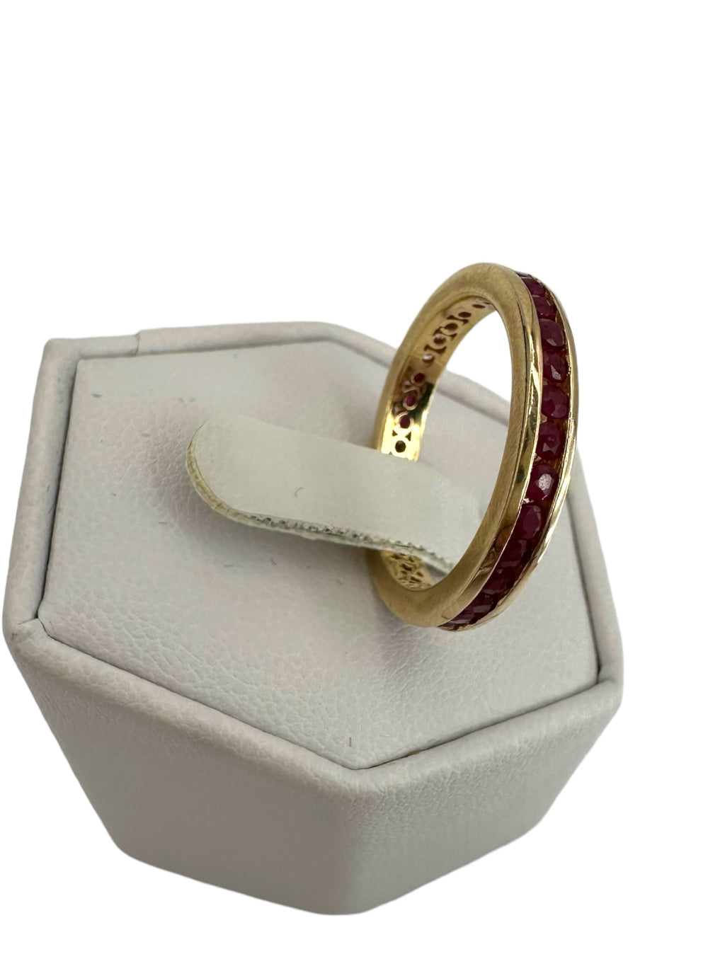 14k Ruby Eternity Band Ring