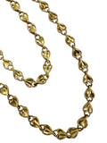 14k Beverly Hills Gold Heart Link Necklace