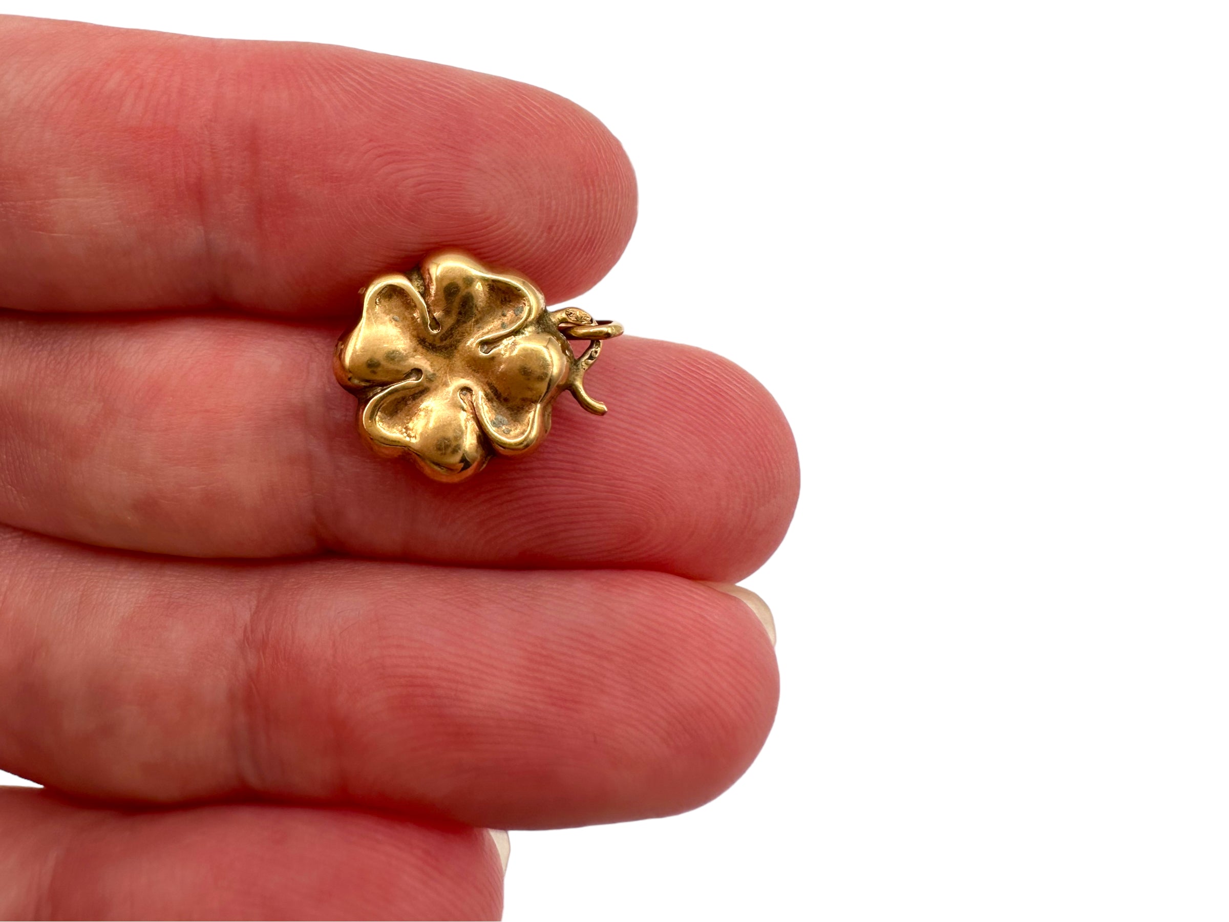 14k Cloverleaf Charm