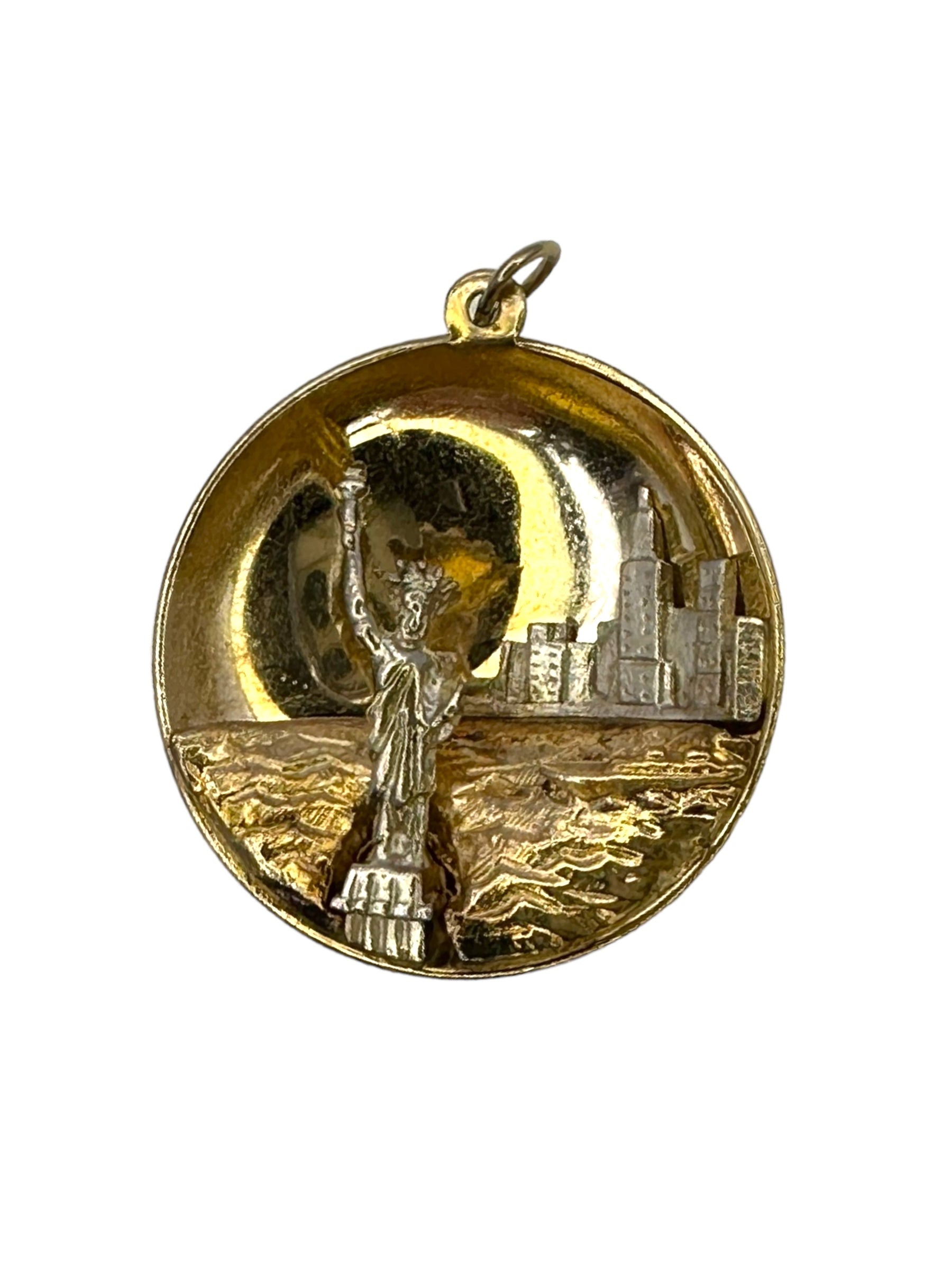 14k NYC Skyline Pendant