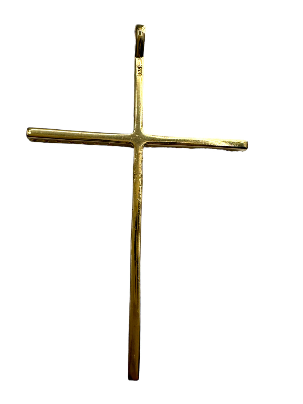 18k Diamond Cross Pendant