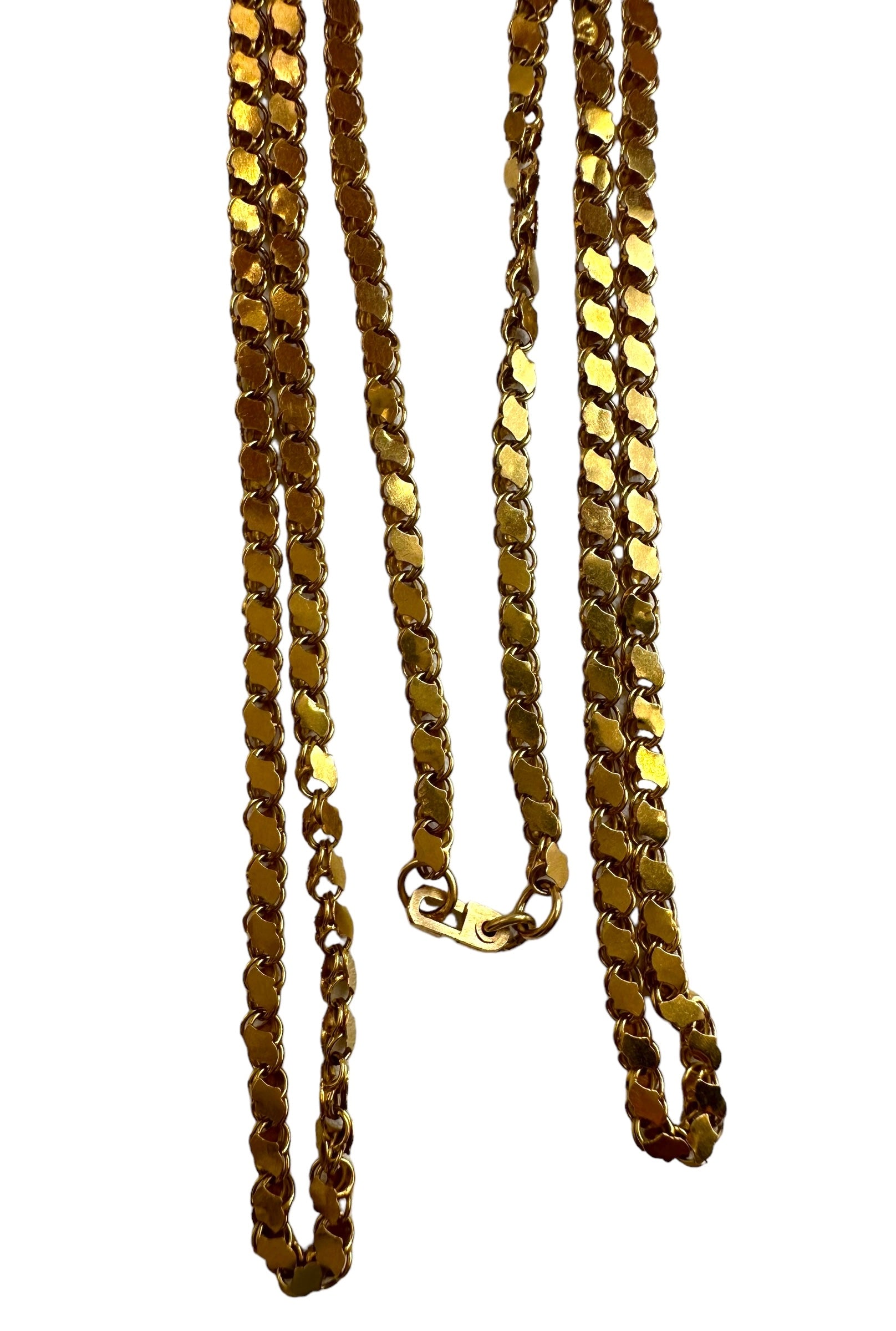 18k Damascus Link Necklace