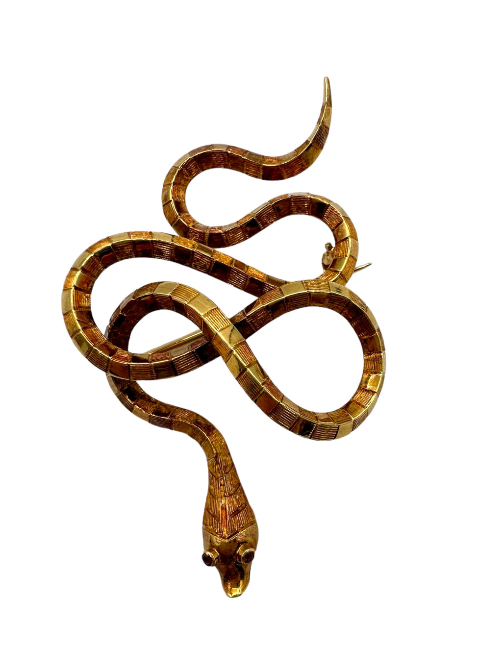 18k Snake Brooch