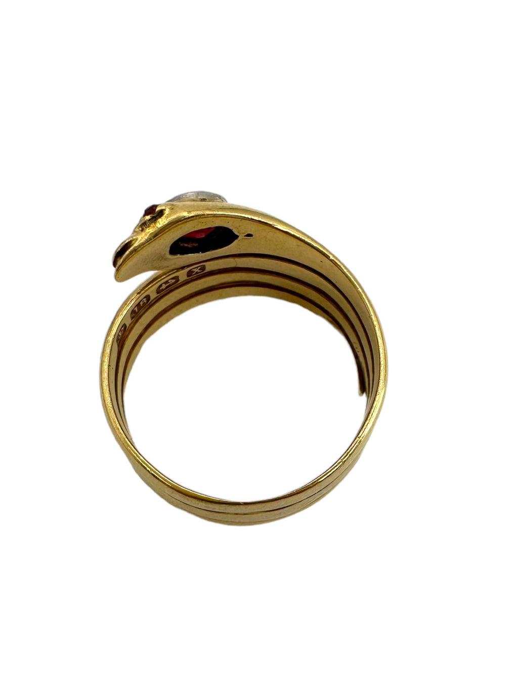 18k Ruby Snake Ring