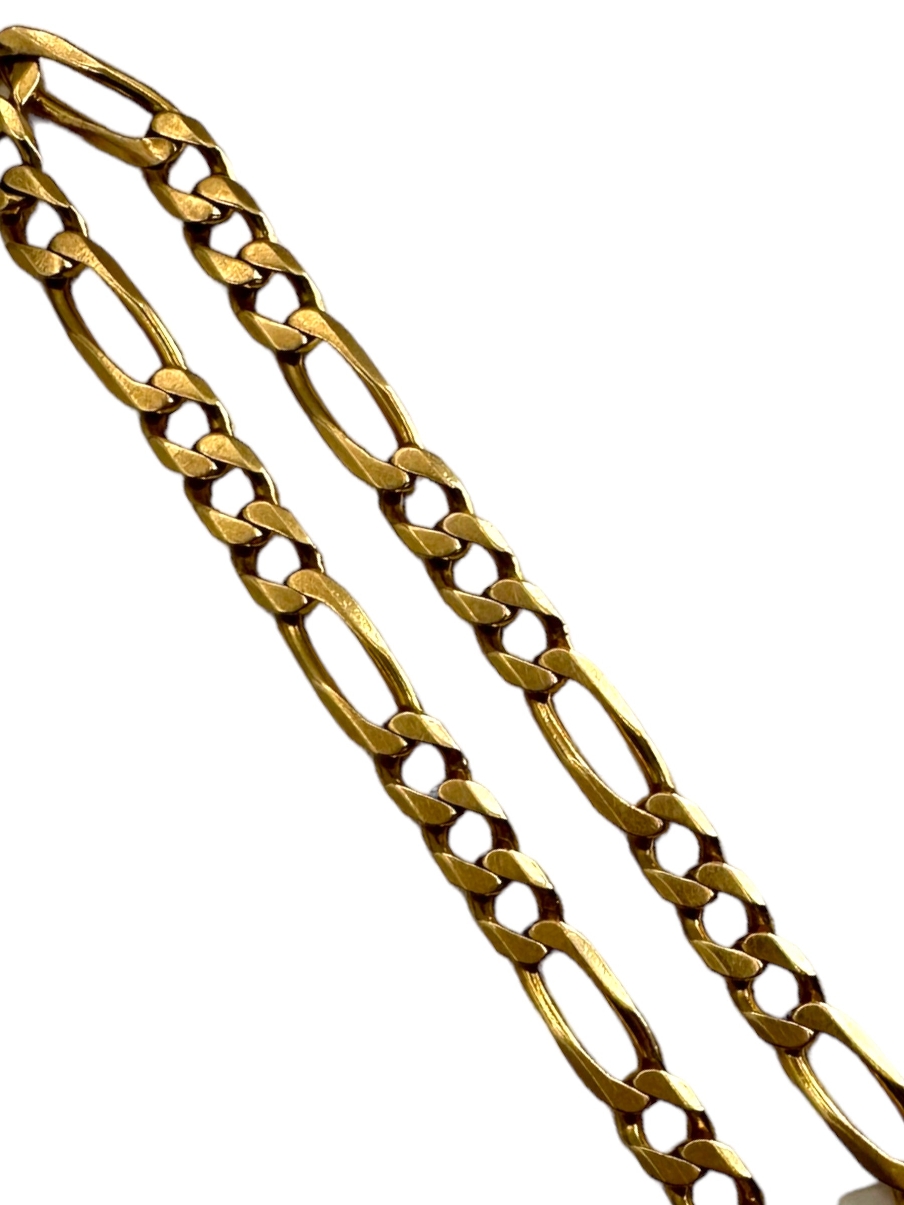 14k Figaro Link Bracelet