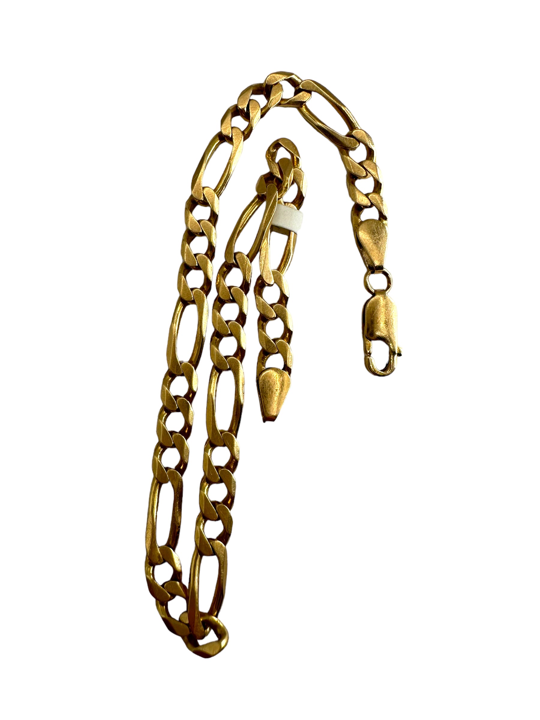 14k Figaro Link Bracelet
