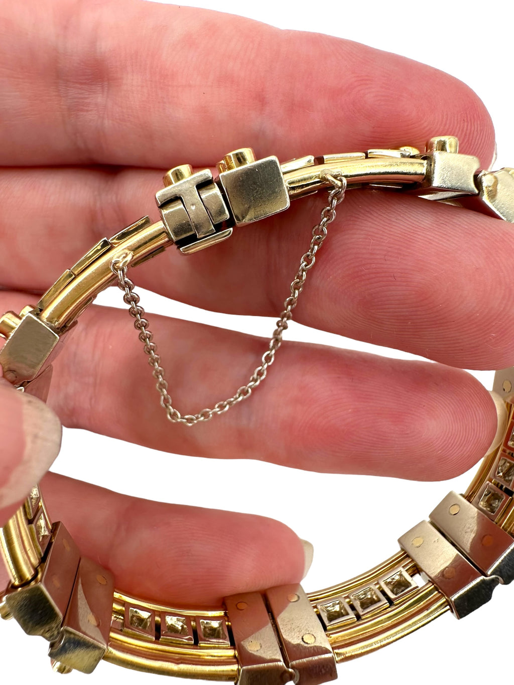 14k Diamond Slider Bracelet