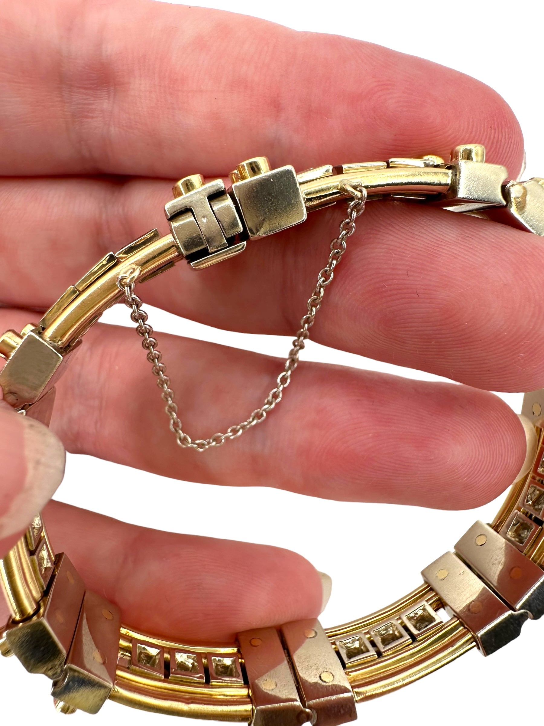 14k Diamond Slider Bracelet