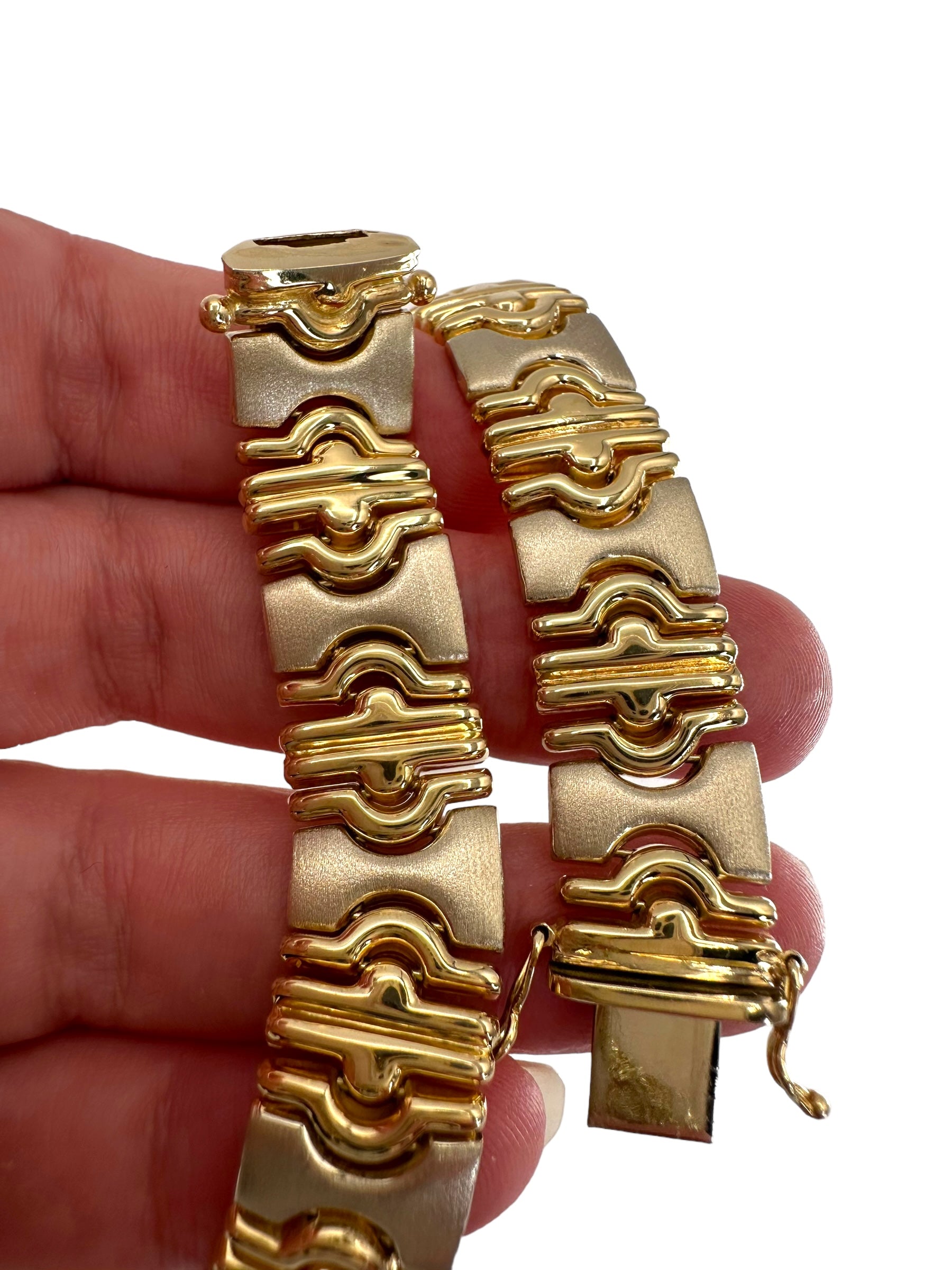 14k Two Tone Collar Necklace