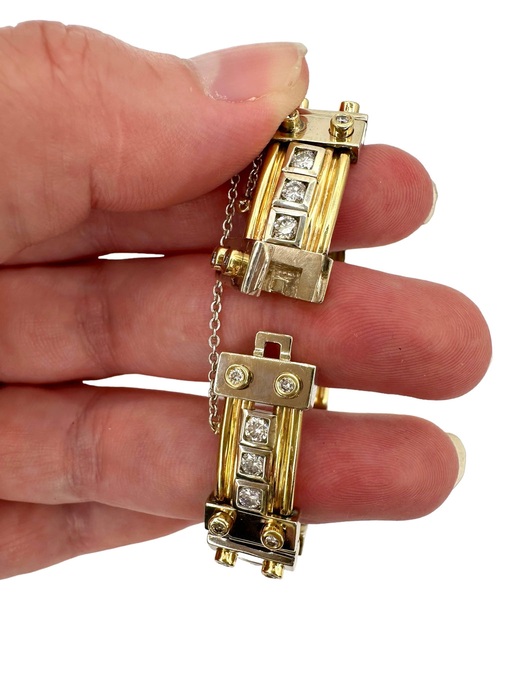 14k Diamond Slider Bracelet
