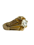 14k Diamond Nautical Star Ring