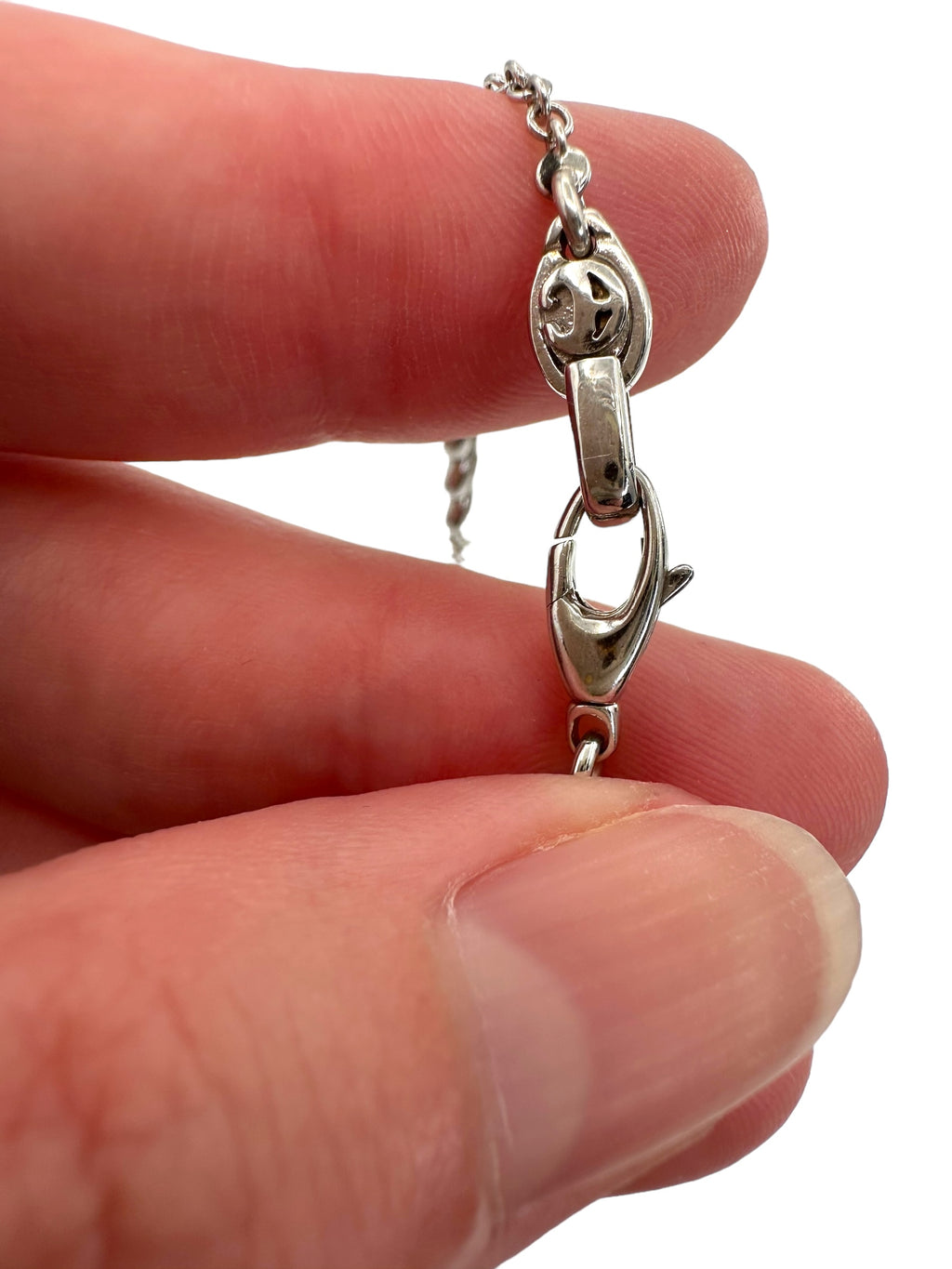 18k Diamond Station Chain Necklace