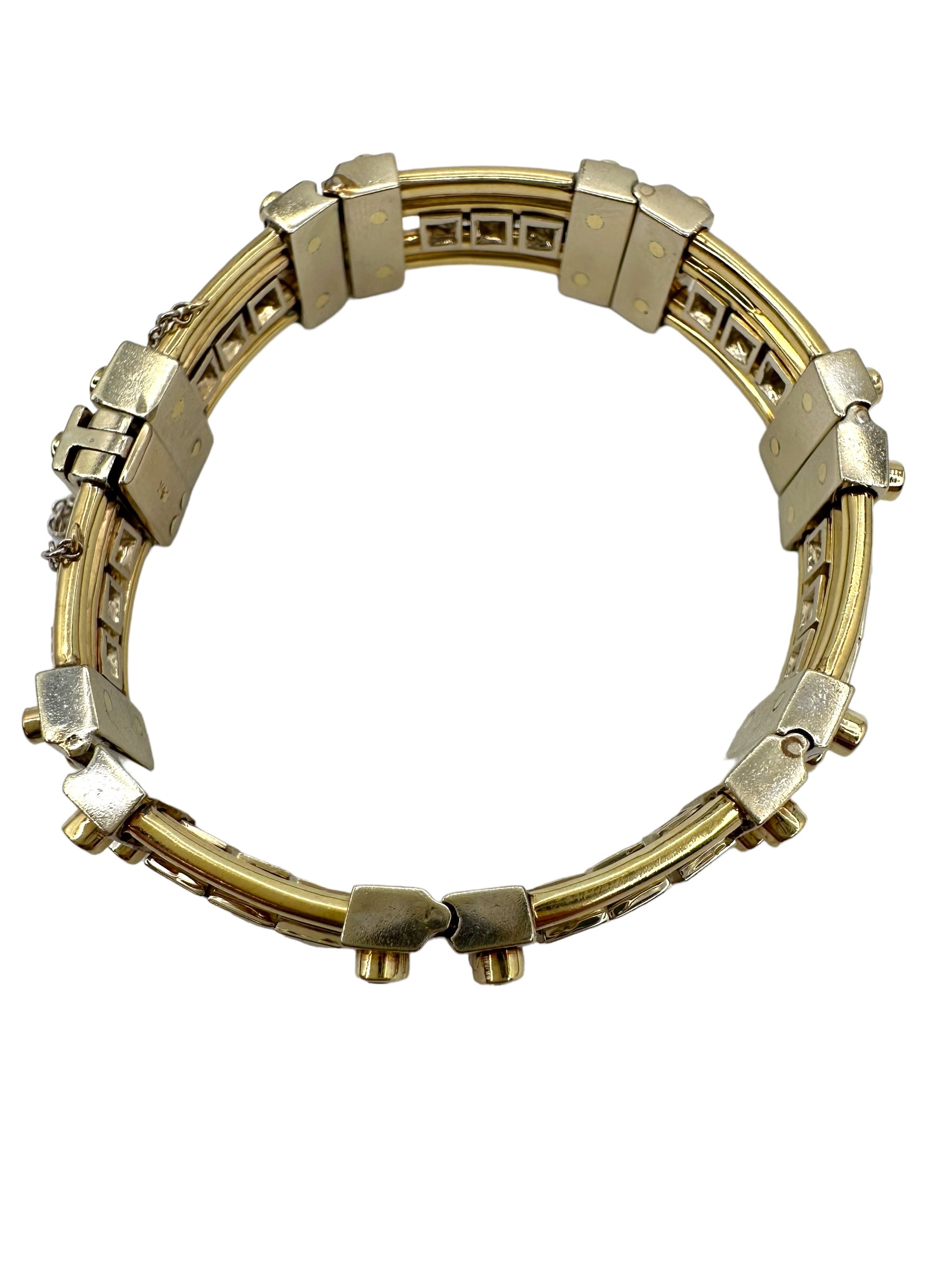 14k Diamond Slider Bracelet