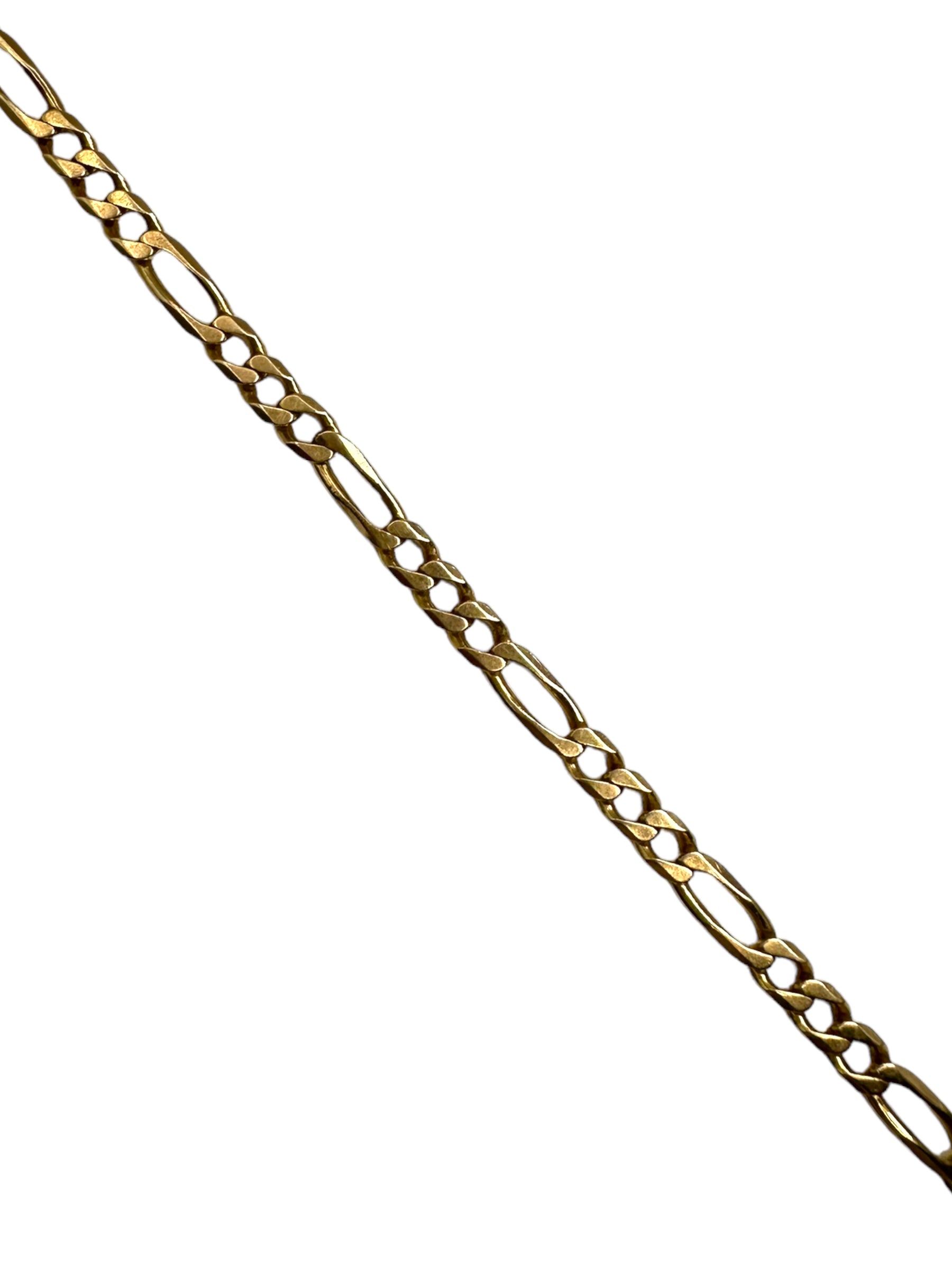 14k Figaro Link Bracelet