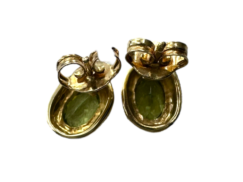 14k Peridot Earrings