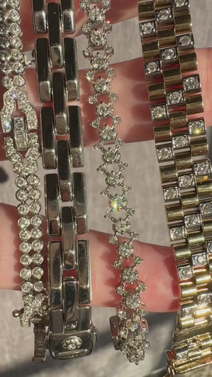 14k Delicate Diamond Bracelet