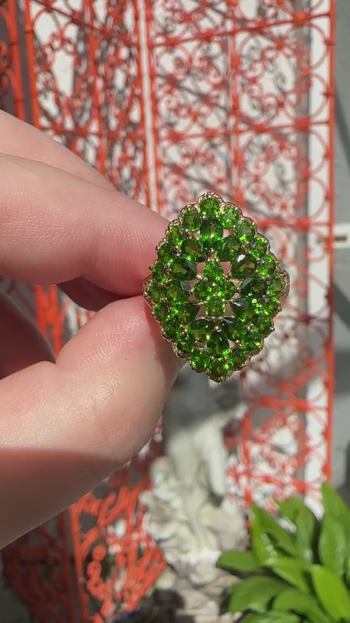 14k Tsavorite Garnet Ring