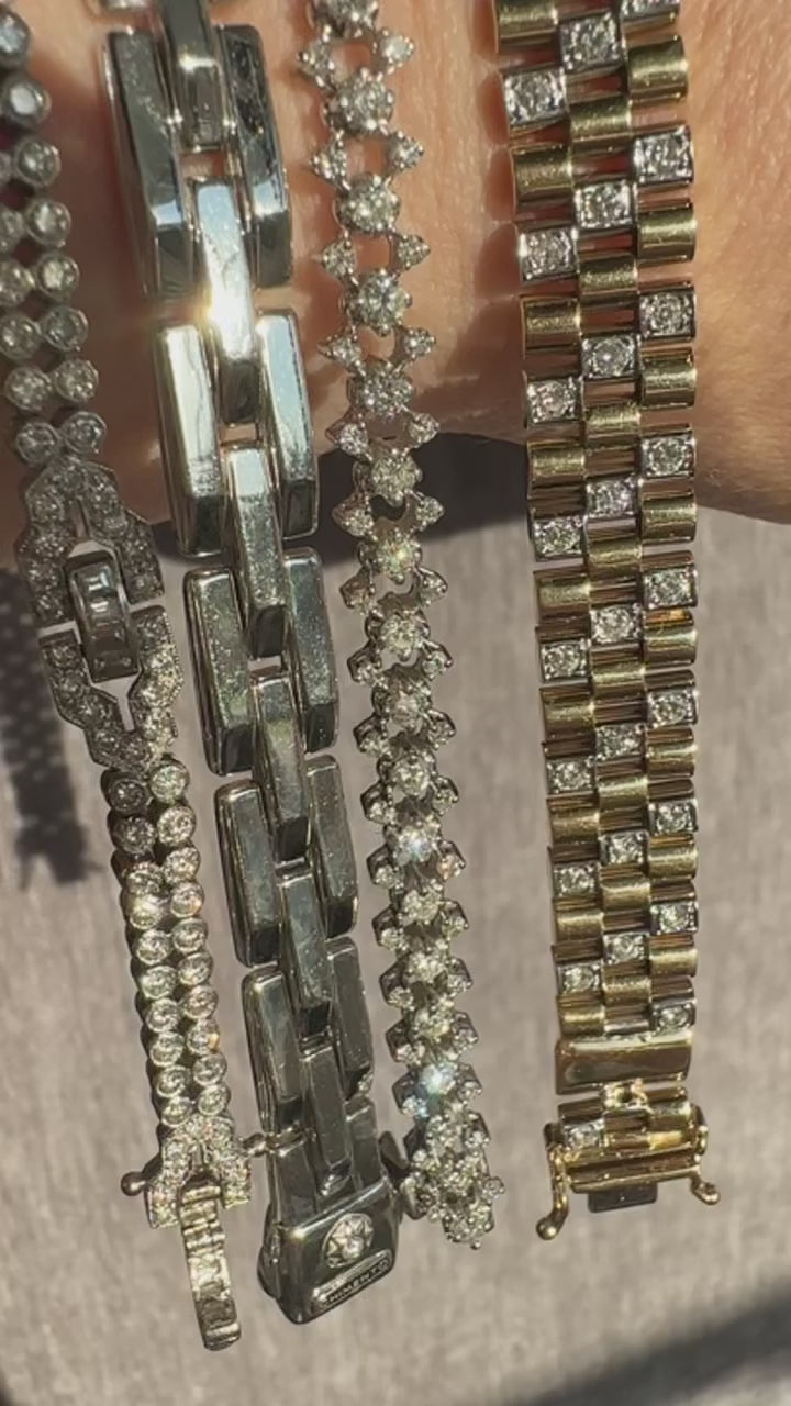 14k Delicate Diamond Bracelet