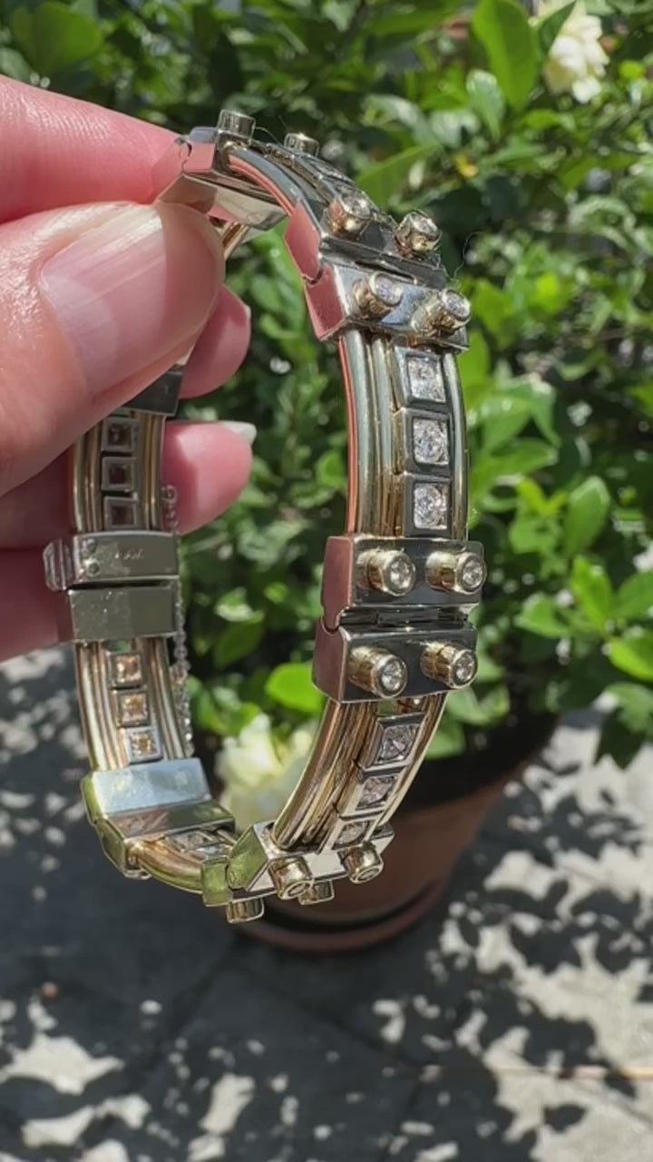 14k Diamond Slider Bracelet