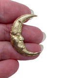 14k Man in the Moon Pendant