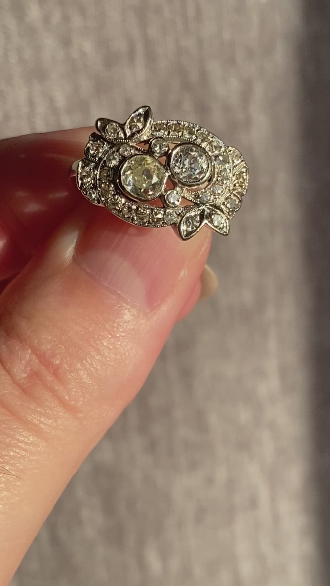 14k Diamond Cocktail Ring