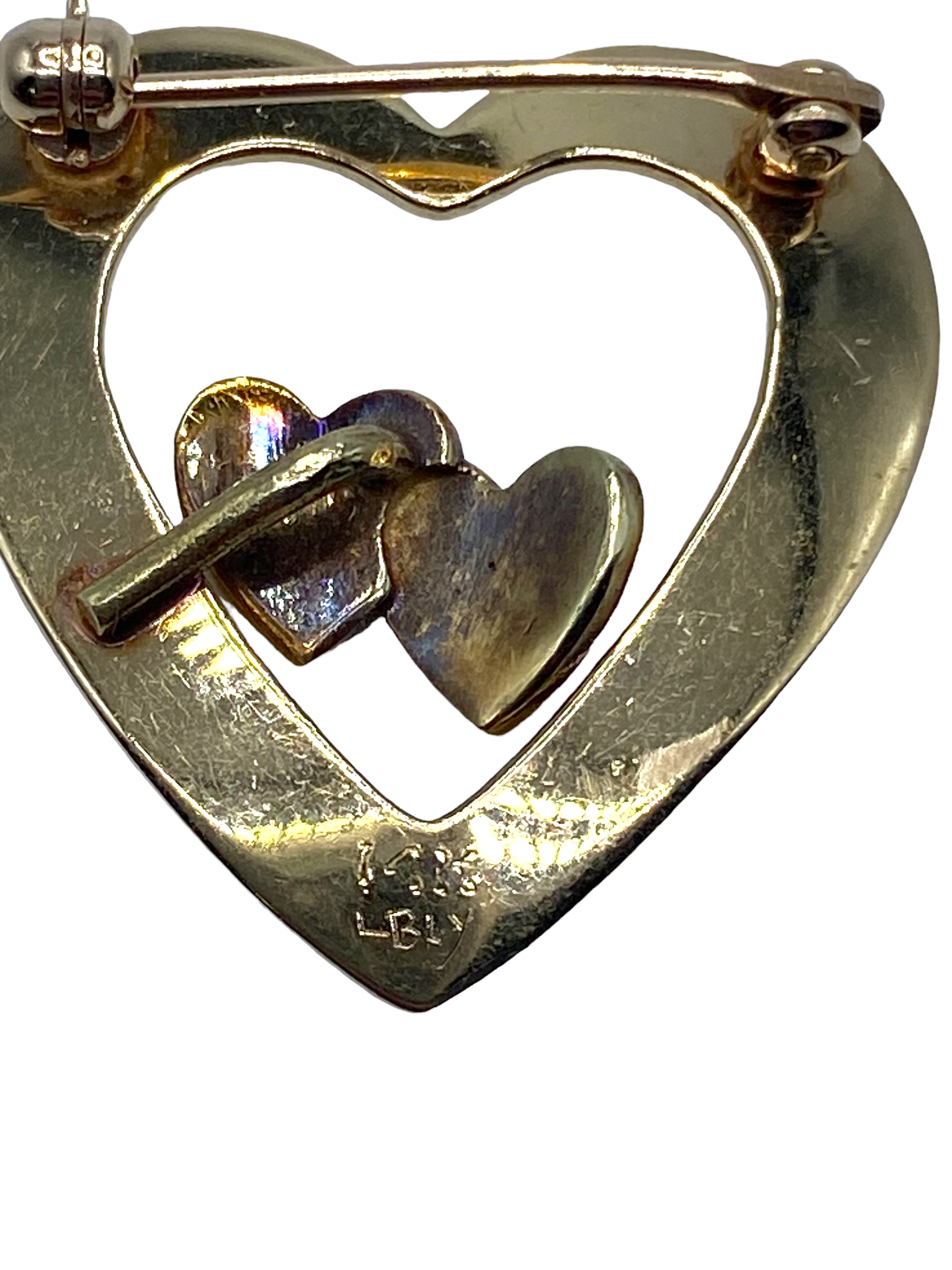 14k Sweetheart Enamel Pin