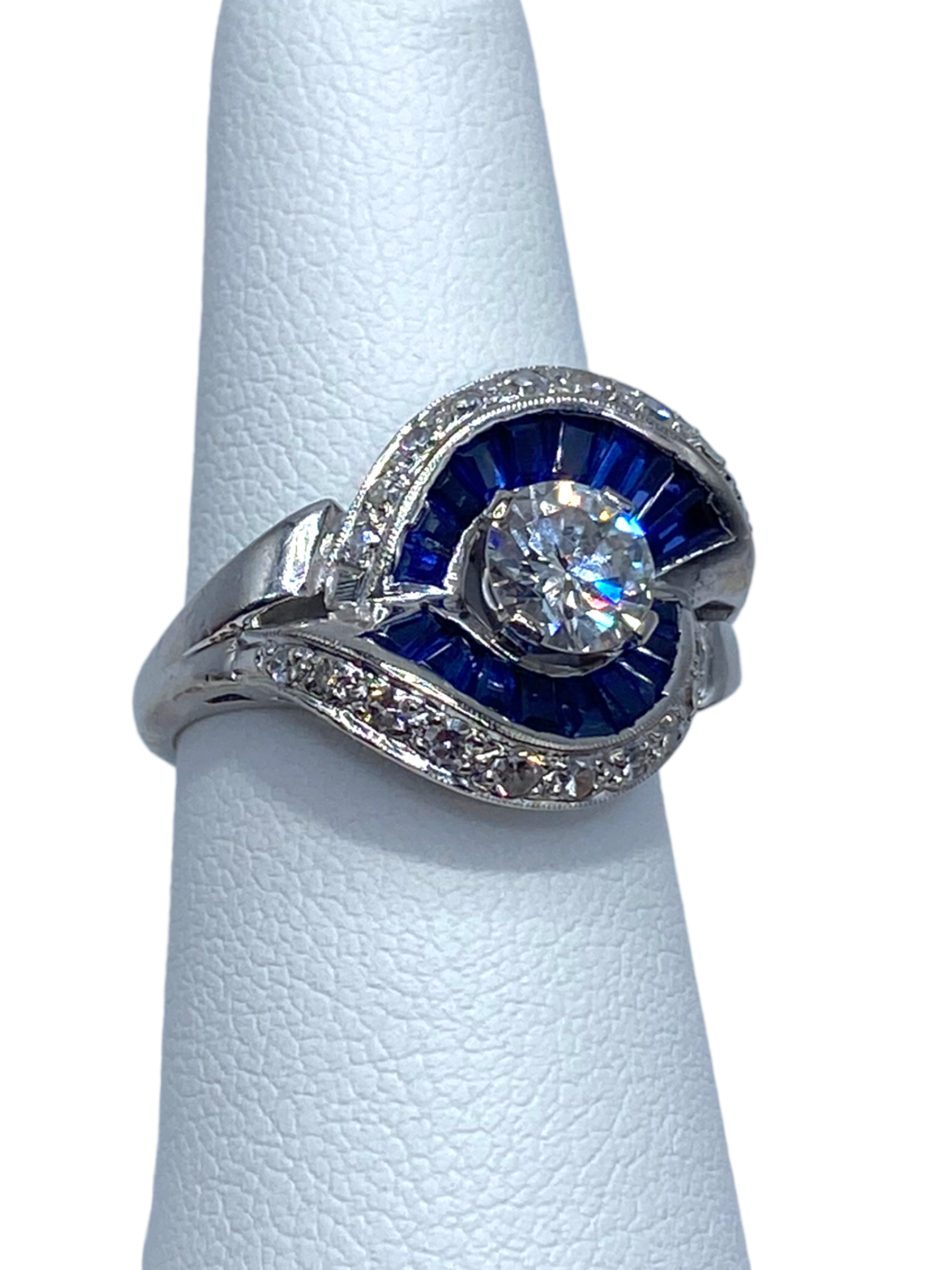 14k Diamond Hurricane Ring