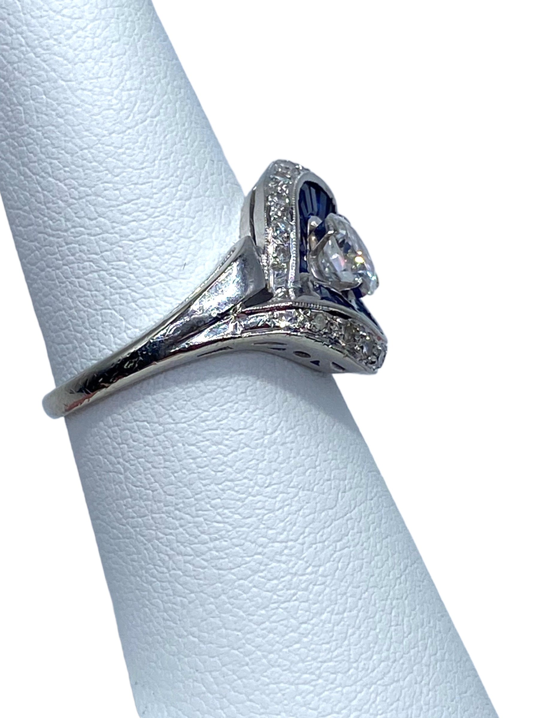 14k Diamond Hurricane Ring