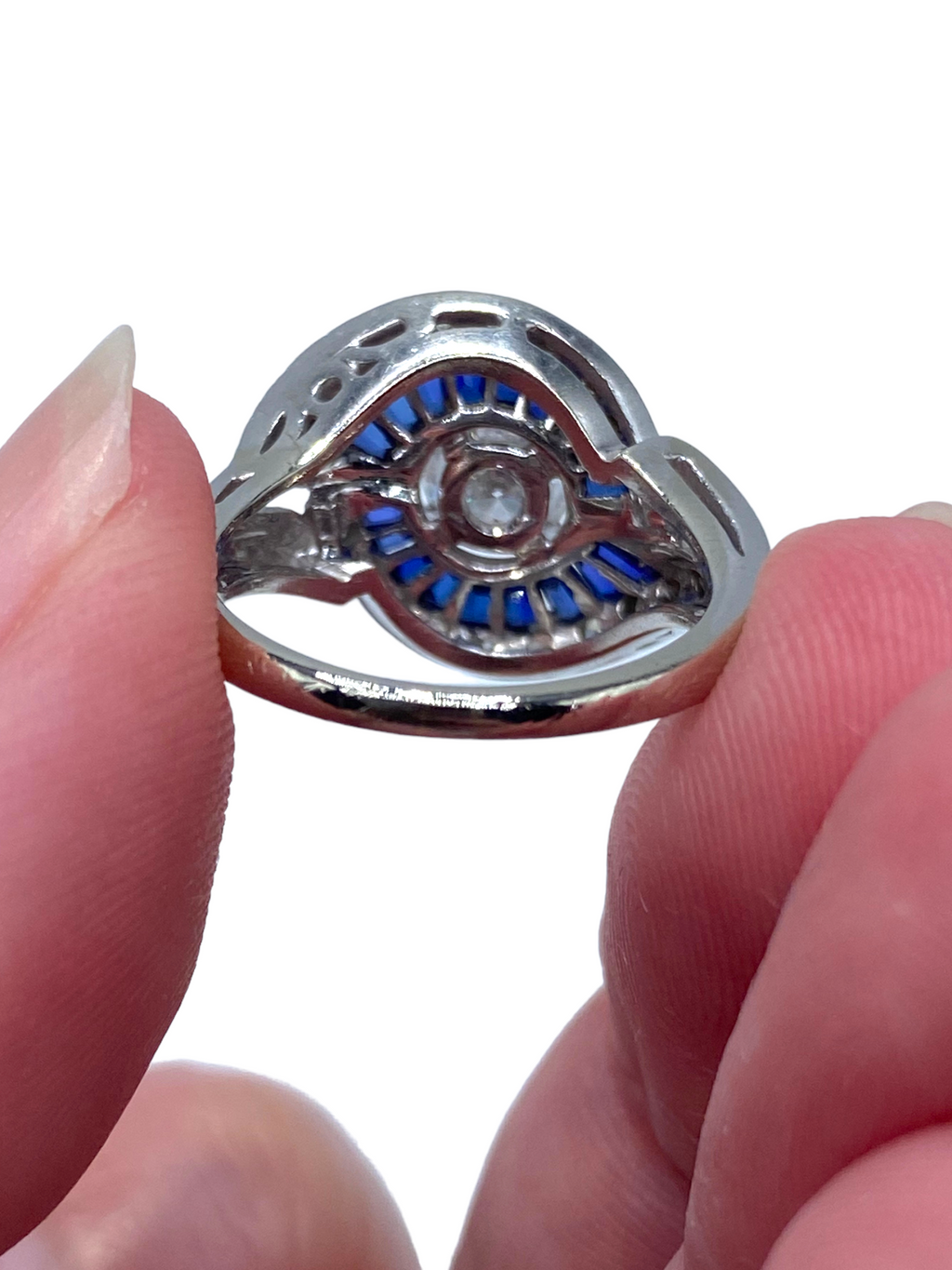14k Diamond Hurricane Ring