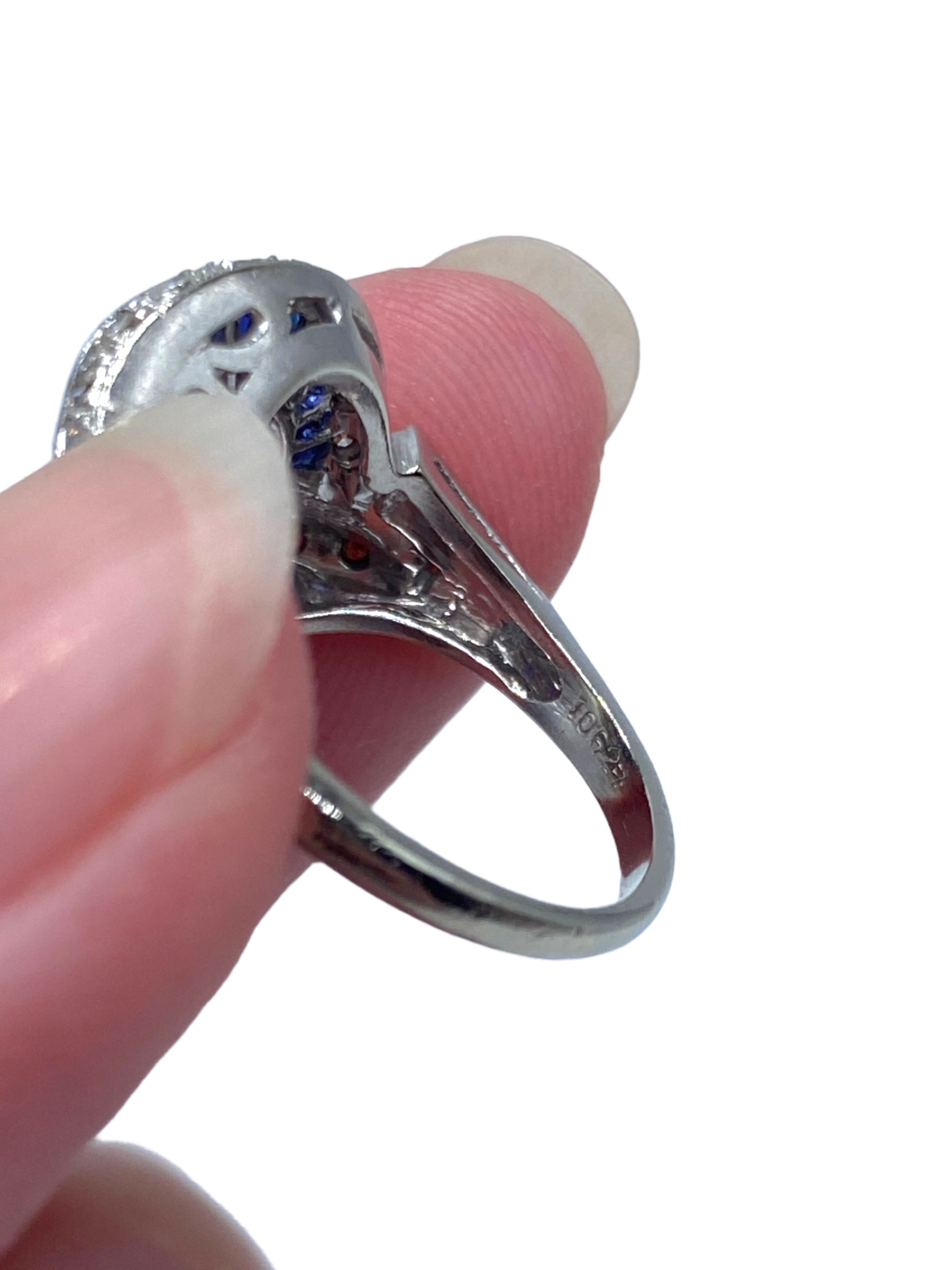 14k Diamond Hurricane Ring