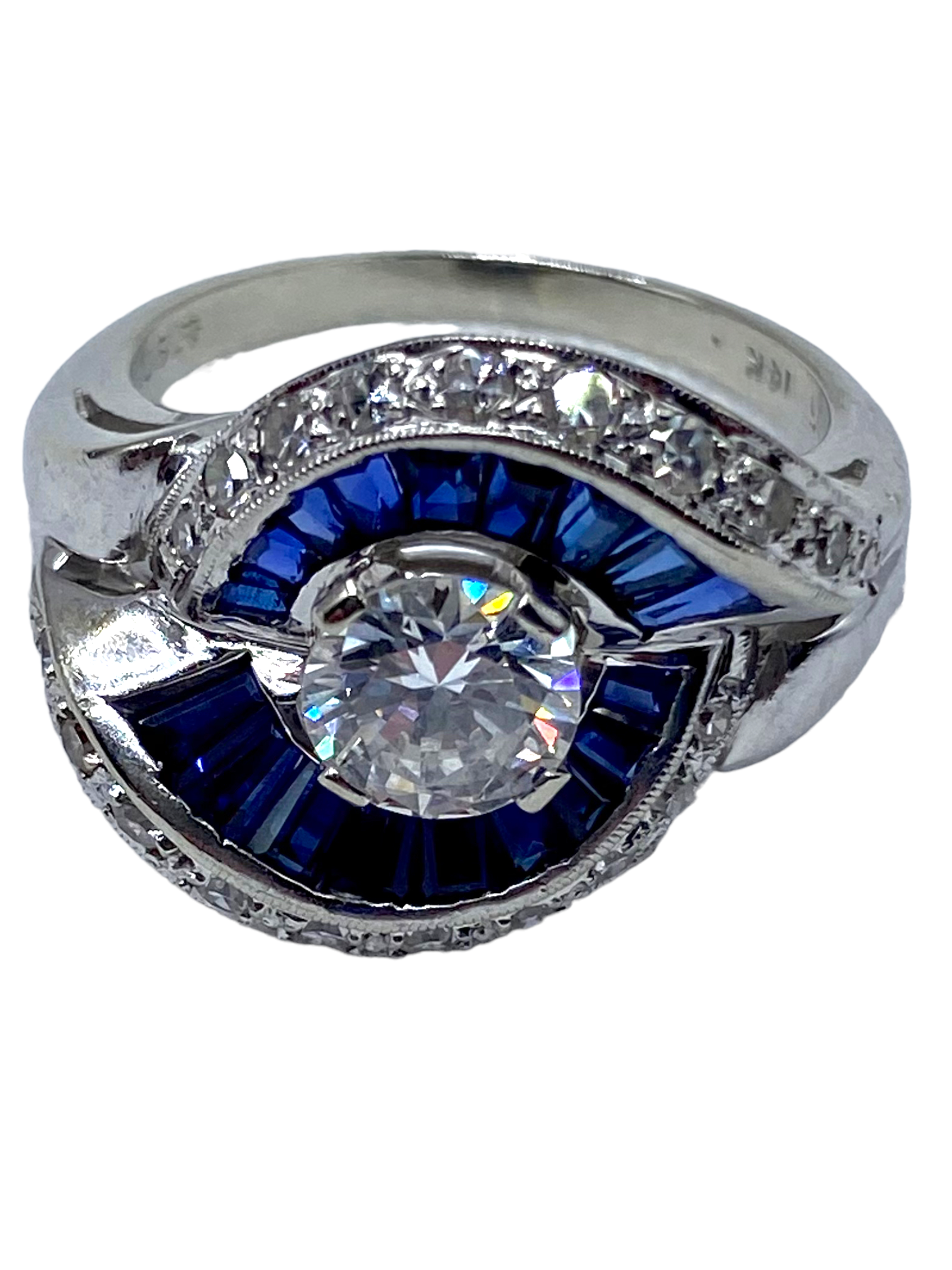 14k Diamond Hurricane Ring